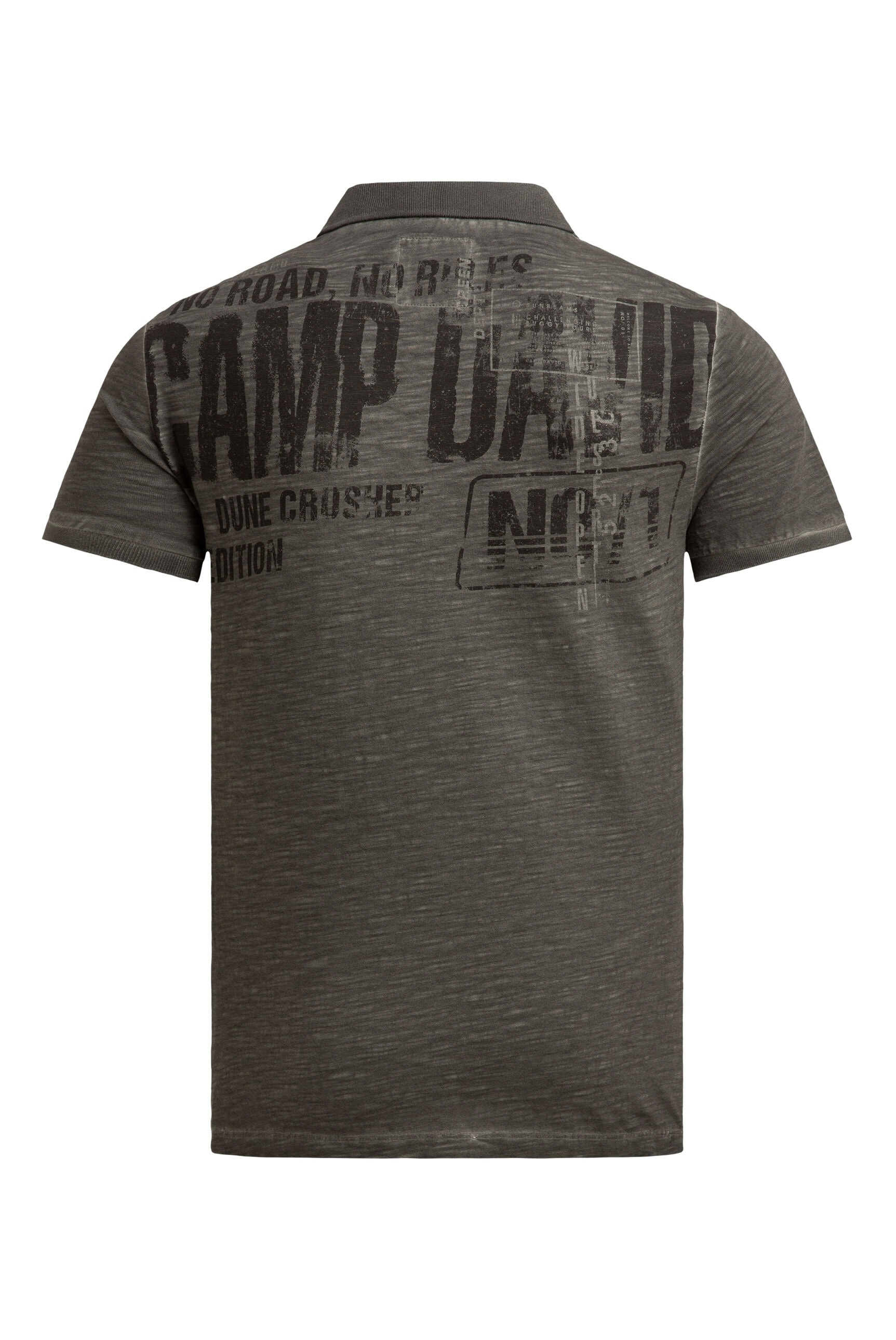 CAMP DAVID Poloshirt mit Seitenschlitze