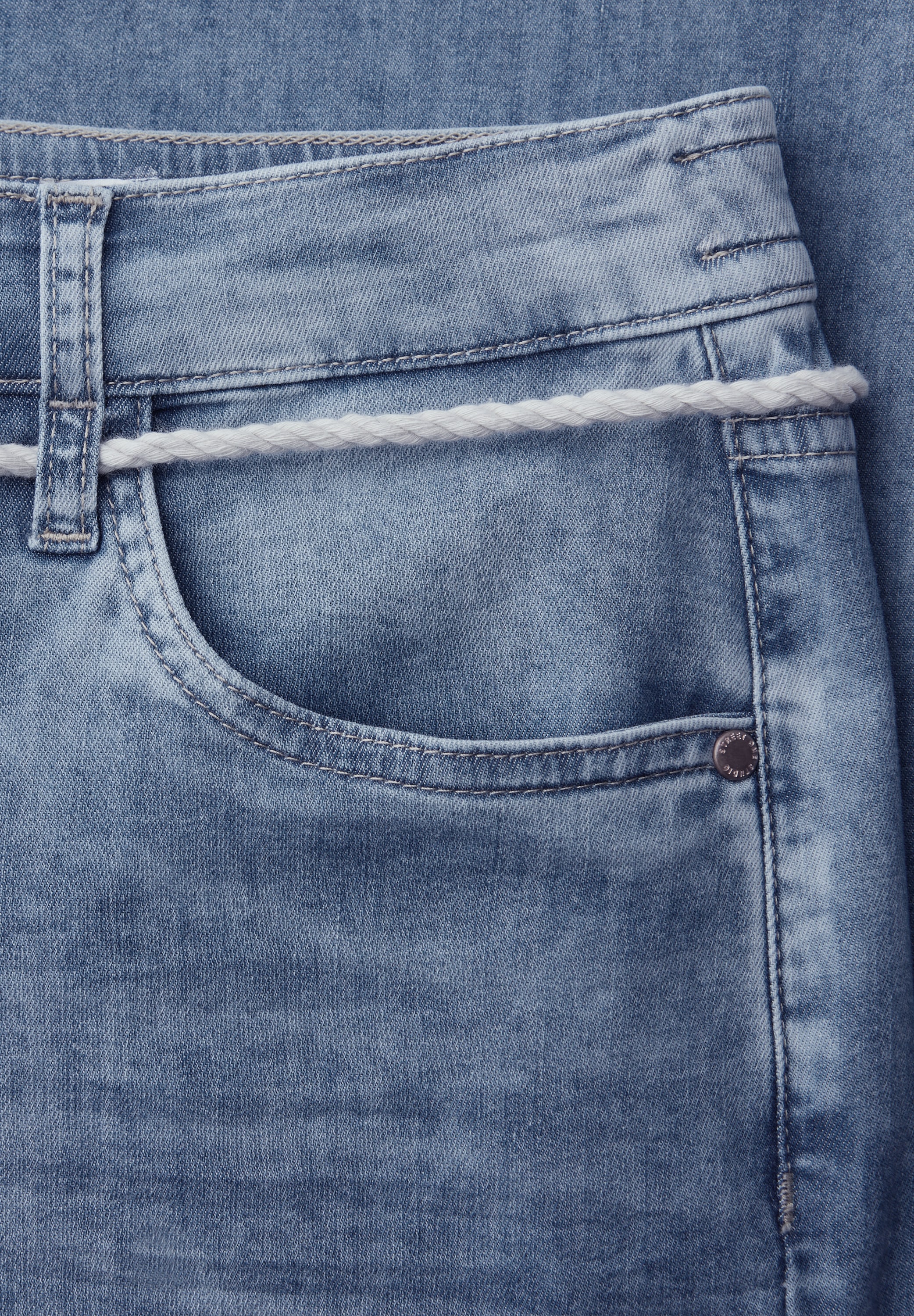 STREET ONE STUDIO Loose-fit-Jeans Middle Waist