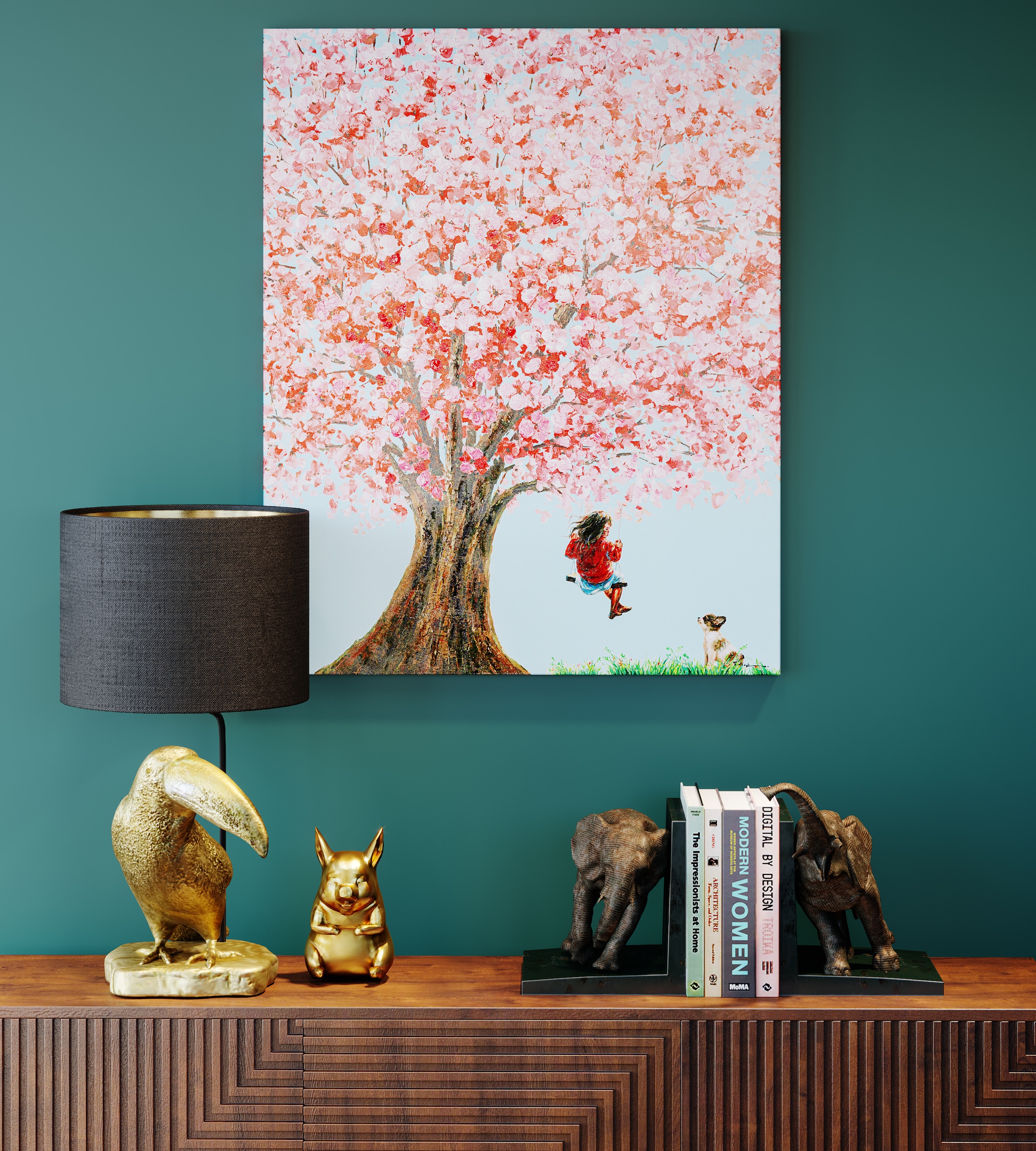 Kare Design Buchstütze »Elephants 42« aus Polyresin