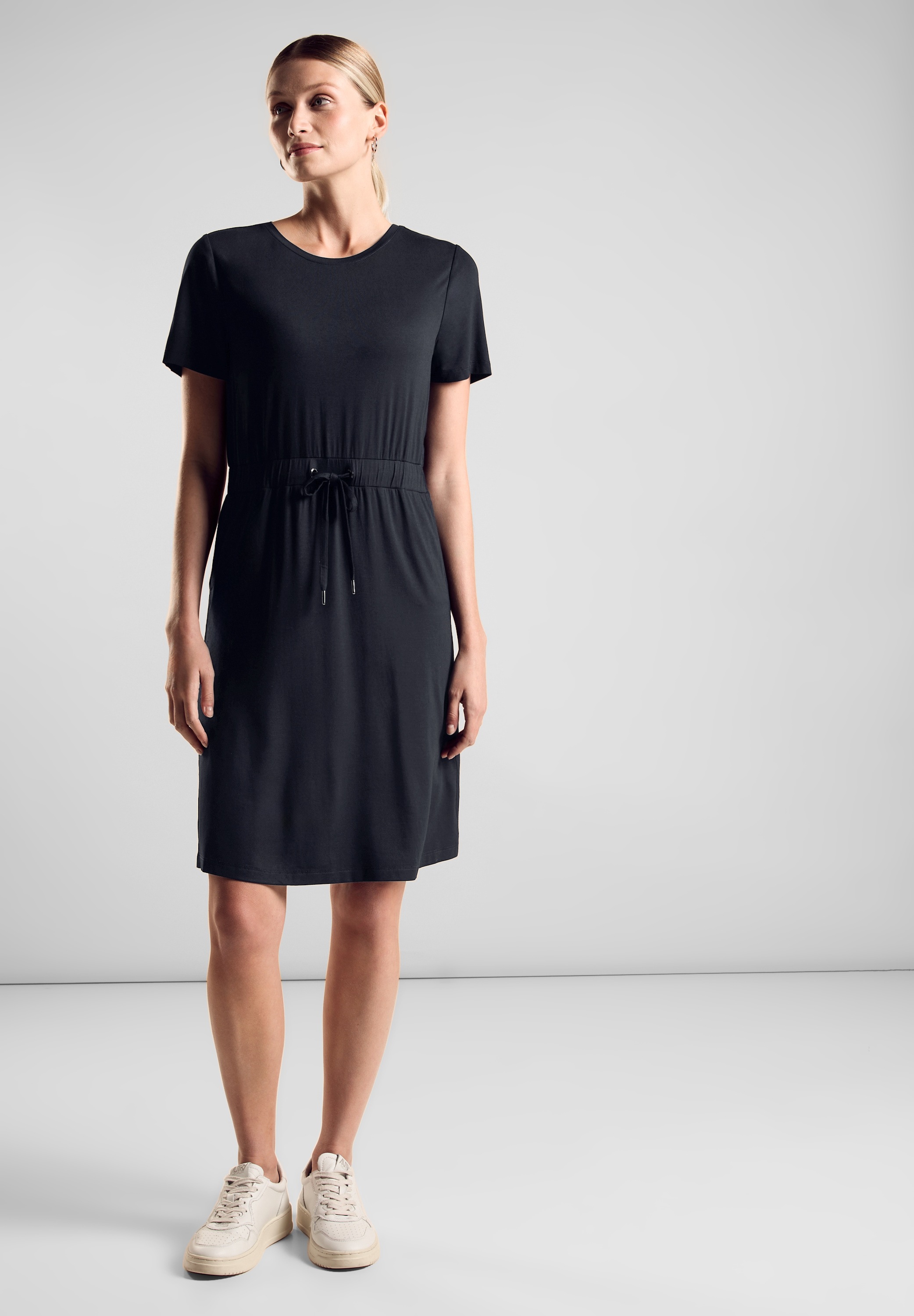 STREET ONE Jerseykleid, mit Tunnelzug an der Taille