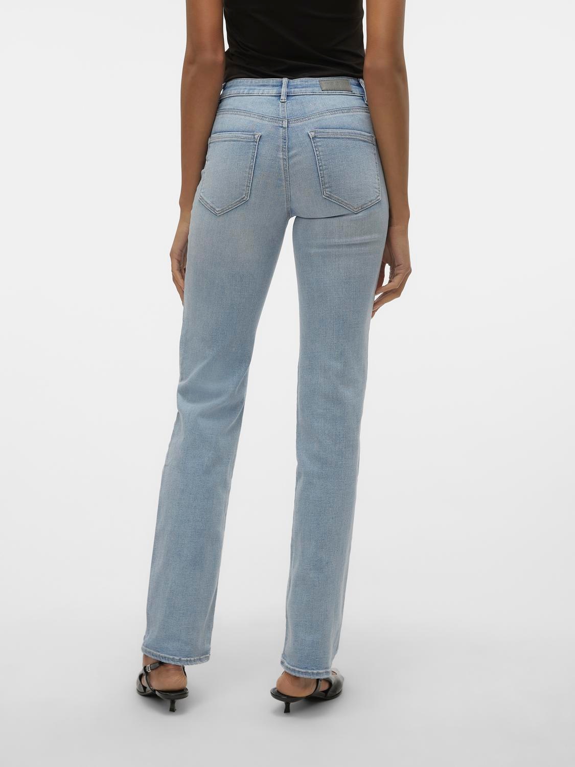 Vero Moda Straight-Jeans »VMFLASH MR STRAIGHT JNS LI3102 GA NOOS«