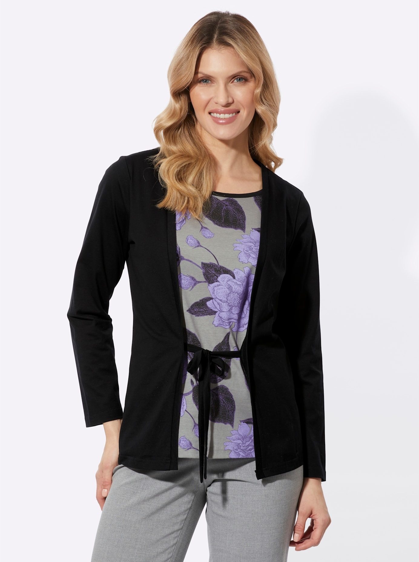 Classic Basics 2-in-1-Langarmshirt "2-in-1-Shirt", 1 Stk. günstig online kaufen