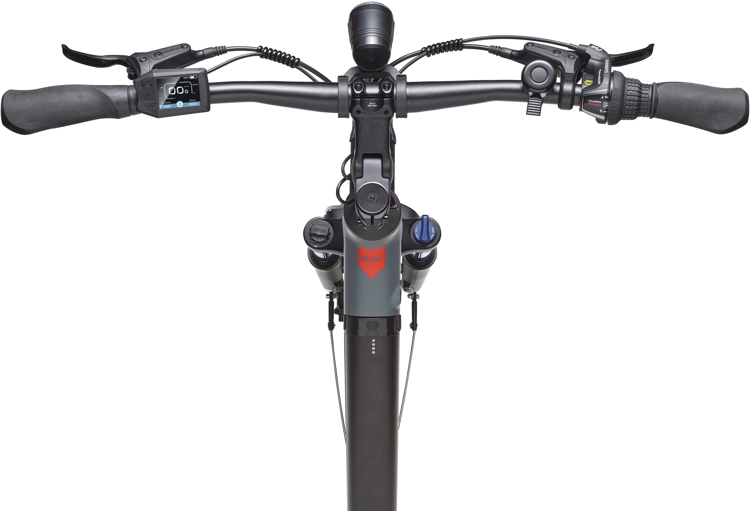 Telefunken E-Bike »SUV500«, 7 Gang, Shimano, Mittelmotor 250 W, (27,5 Zoll, Straßenzulassung, Scheibenbremsen), Pedelec, Elektrofahrrad für Damen u. Herren