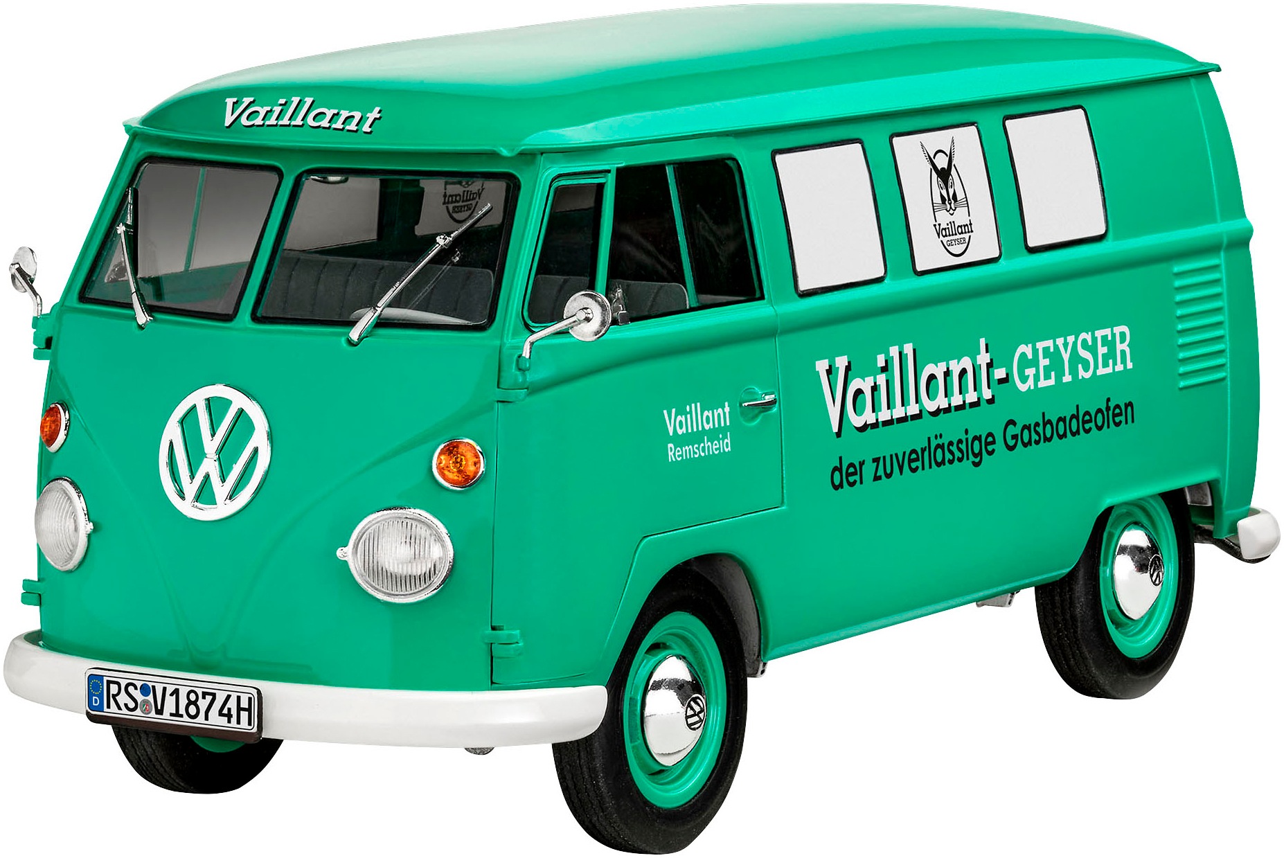 Revell® Modellbausatz »Geschenkset VW T1 Bus 150 Jahre Vaillant«, Made in Europe