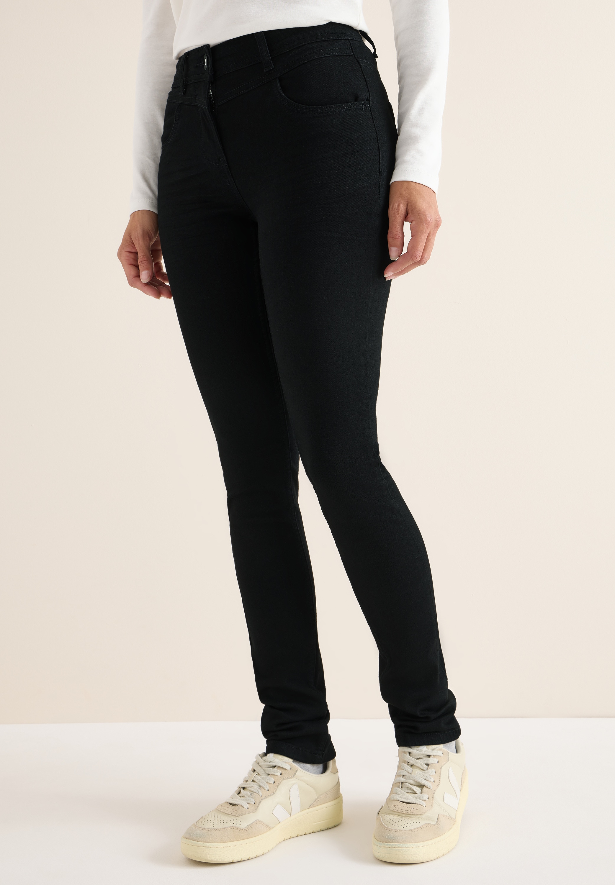 Cecil Slim-fit-Jeans, aus Baumwolle mit Stretchanteil