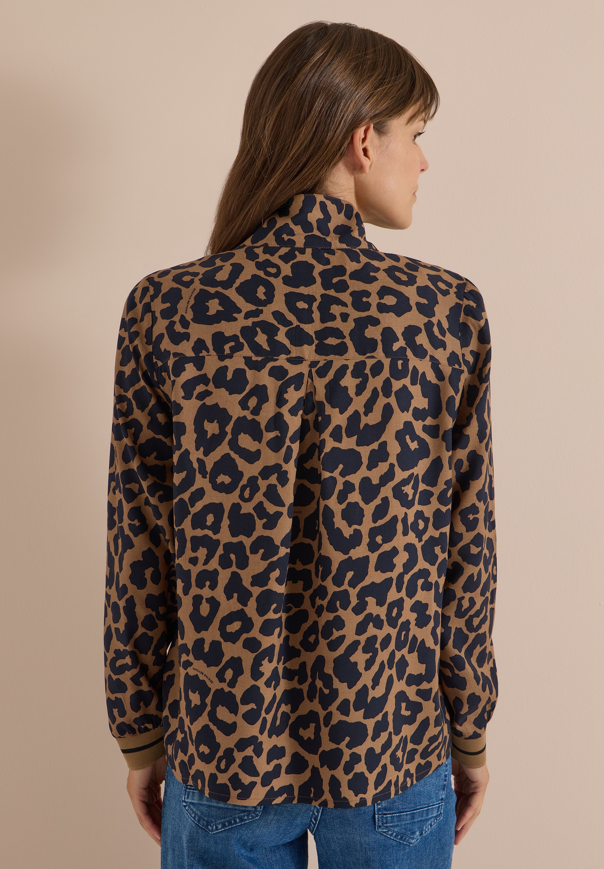 Cecil Langarmbluse im angesagten Leo-Look