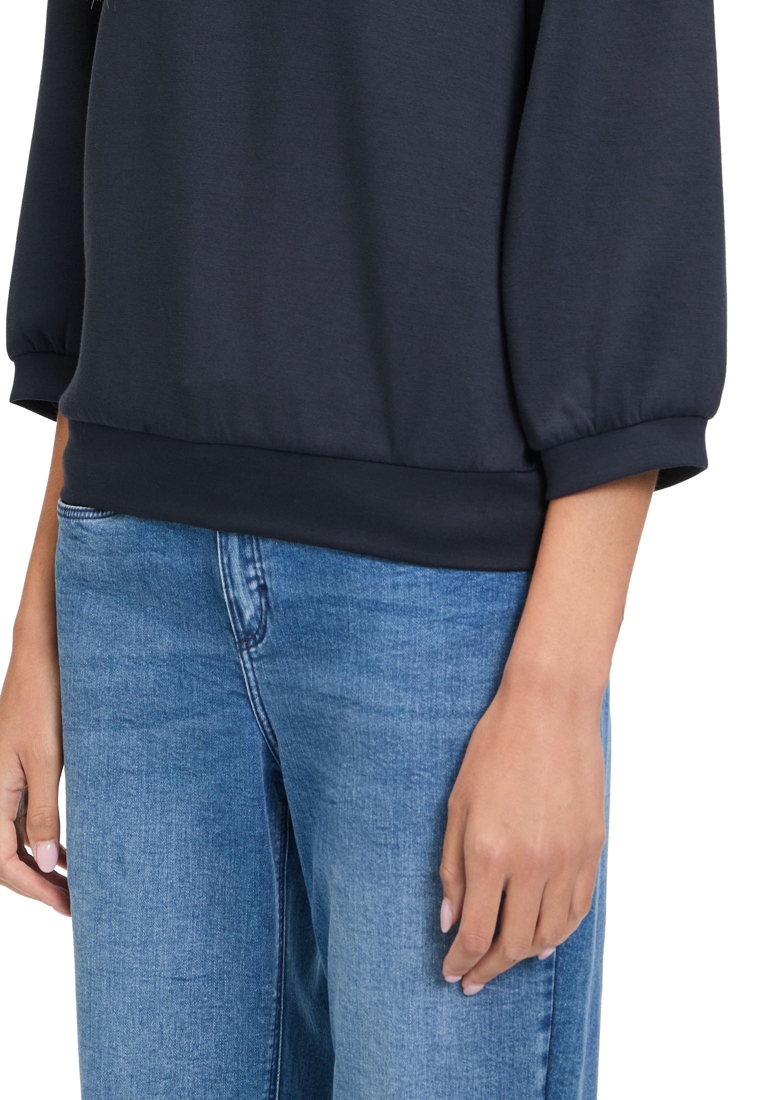 Cartoon Sweatshirt »Cartoon Damen Sweatshirt mit Stehkragen«, Material
