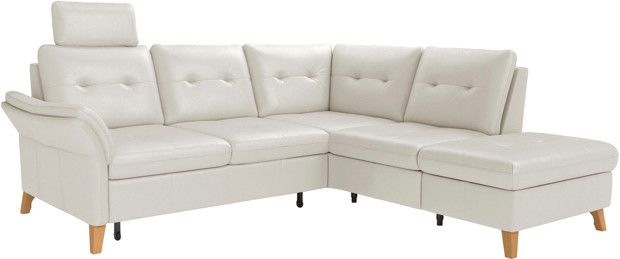 sit&more Ecksofa »Göteborg«, inkl. Sitztiefenverstellung, wahlweise mit Bettfunktion & Bettkasten