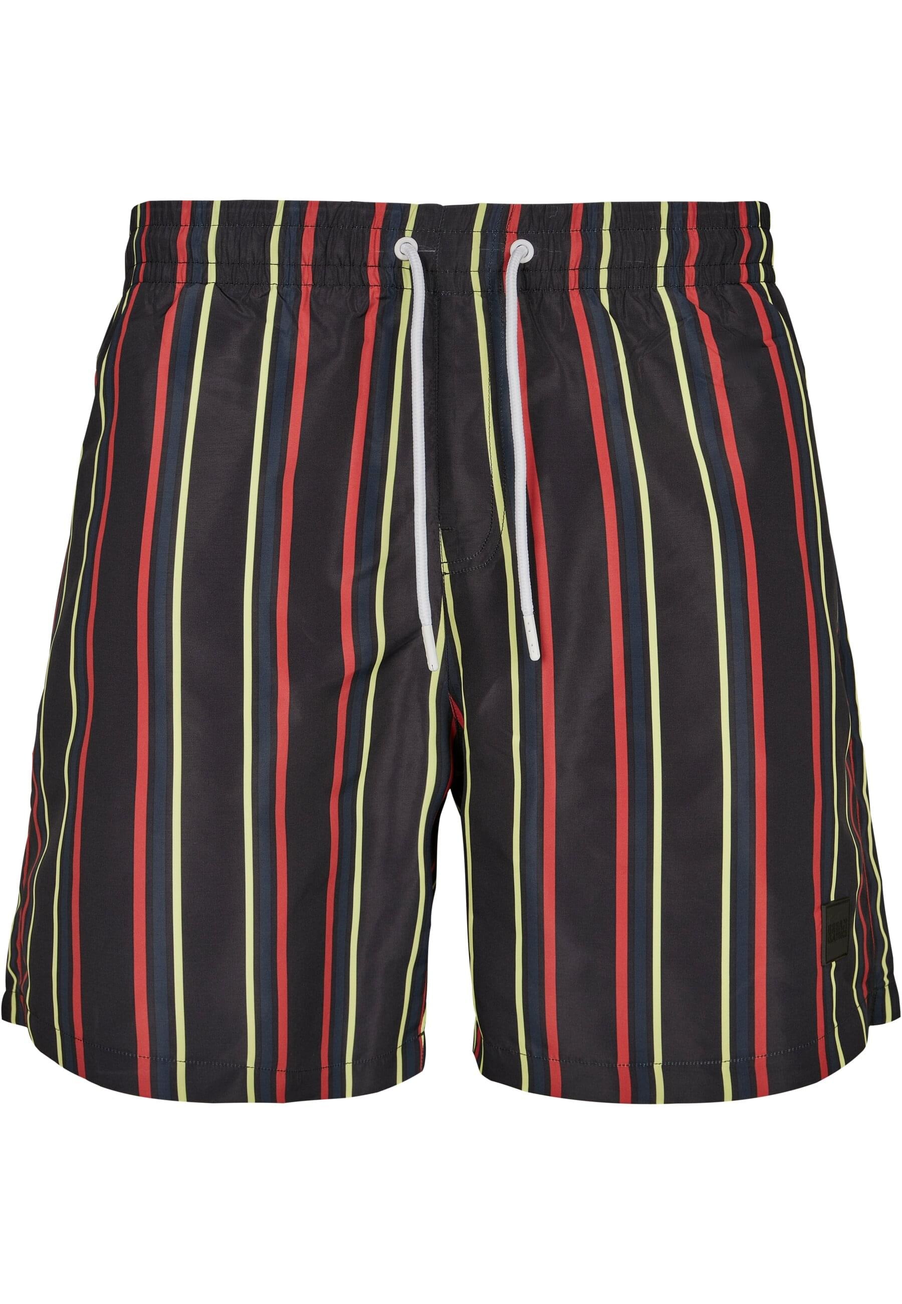 URBAN CLASSICS Badeshorts "Urban Classics Herren Stripe Swim Shorts" günstig online kaufen