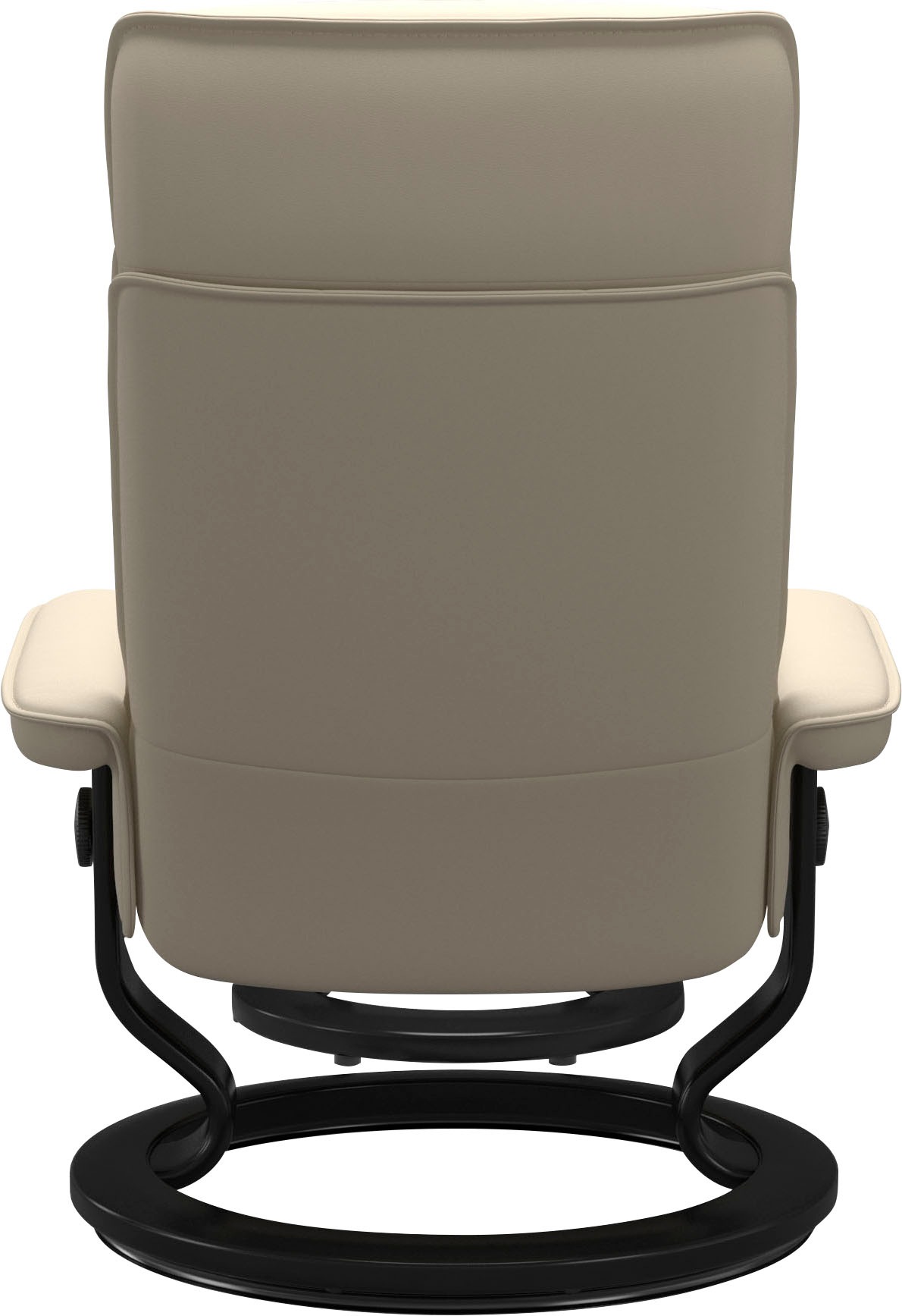Stressless® Relaxsessel »Admiral«, (Set, Relaxsessel inkl. Hocker), mit Classic Base, Größe M & L, Gestell Schwarz