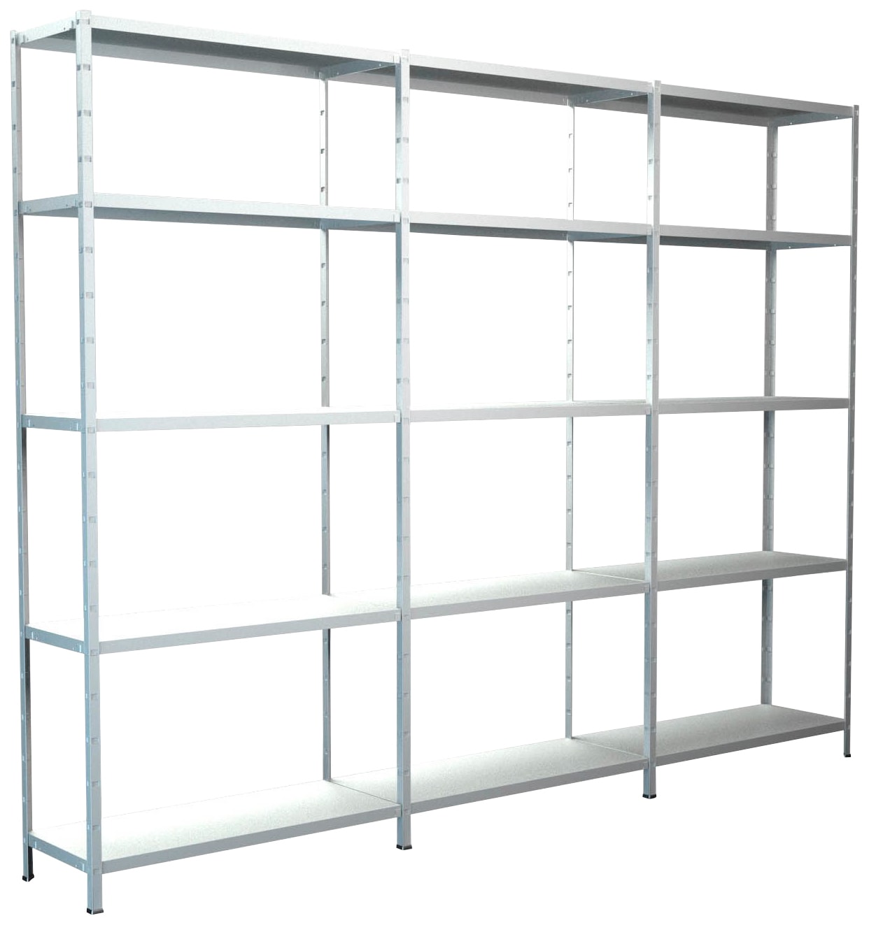 | weiß, mm, BAUR Steckregal 15 Metall Grund- Anbauregale«, »Stecksystem 2000x3200x350 bestellen 2x SCHULTE Böden Regalwelt und