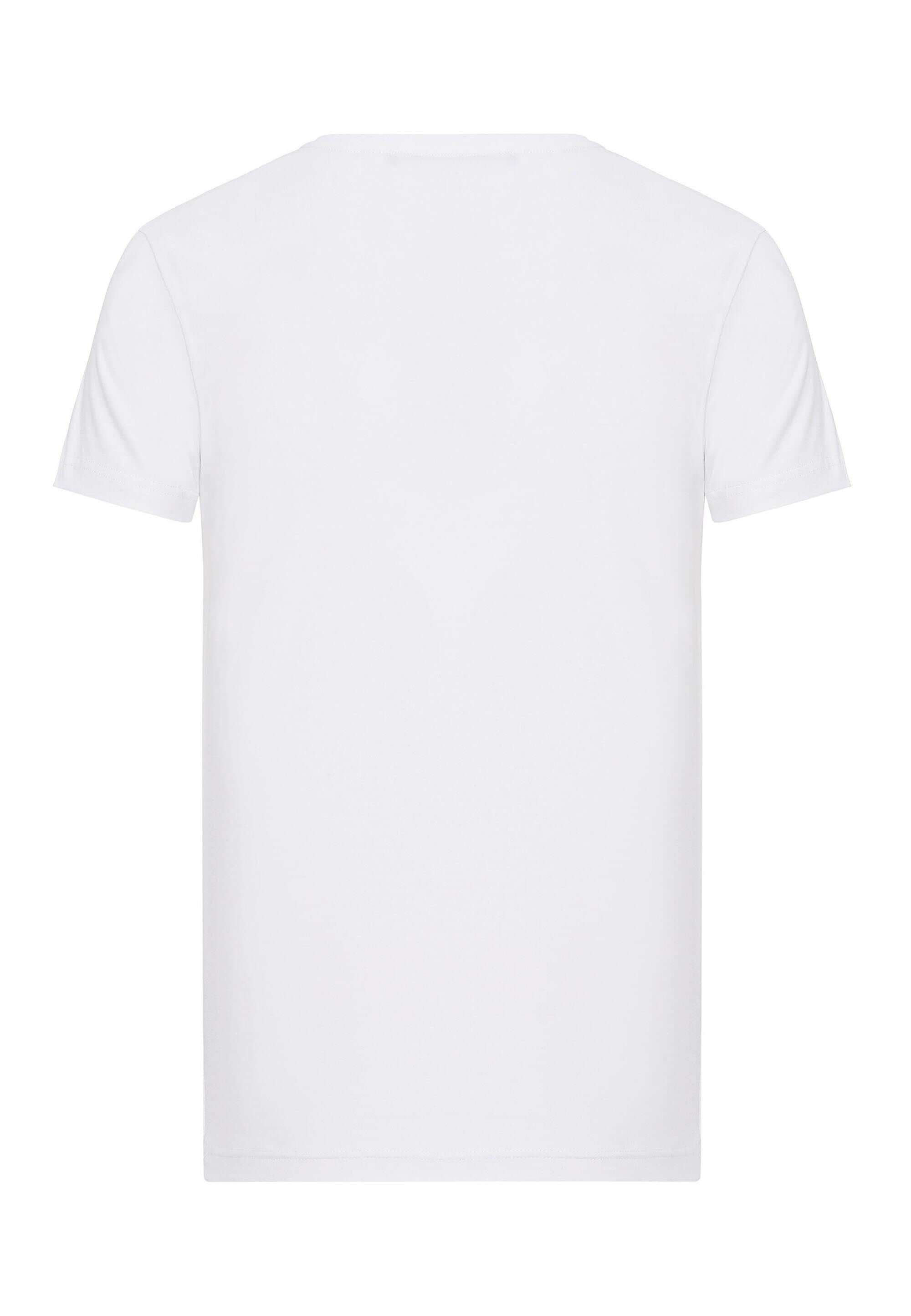 Cipo & Baxx T-Shirt »T-Shirt«, mit großem Wappen-Print