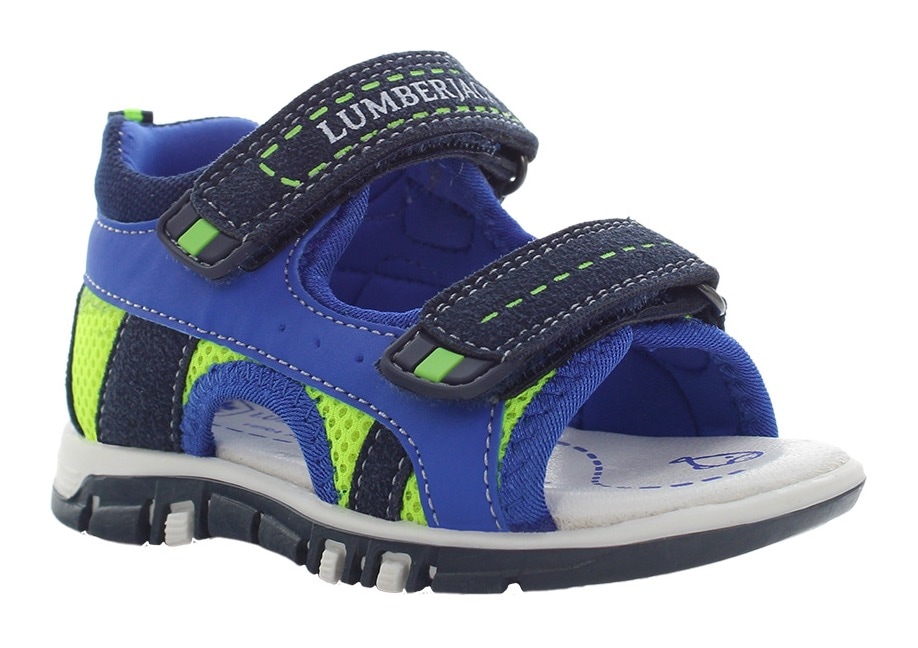 LUMBERJACK Sandale, Sommerschuh, Klettschuh, Sandalette, mit weichem Textilfutter