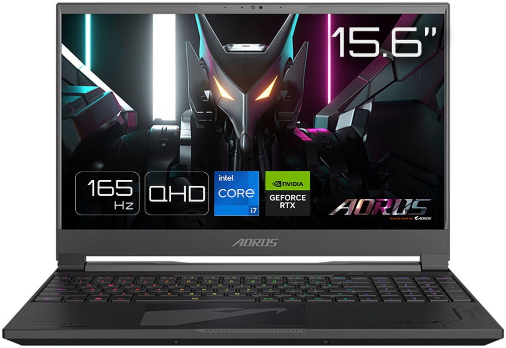 Gigabyte Gaming-Notebook »AORUS 15X ASF-83DE754SH«, 39,6 cm, / 15,6 Zoll, Intel, Core i7, GeForce RTX 4070, 1000 GB SSD