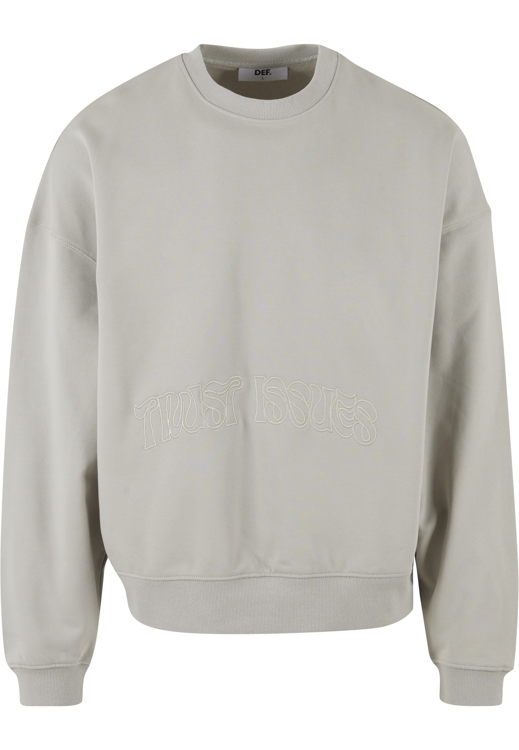 DEF Rundhalspullover »DEF DEF Trust Issues Pullover« 1 Stk.