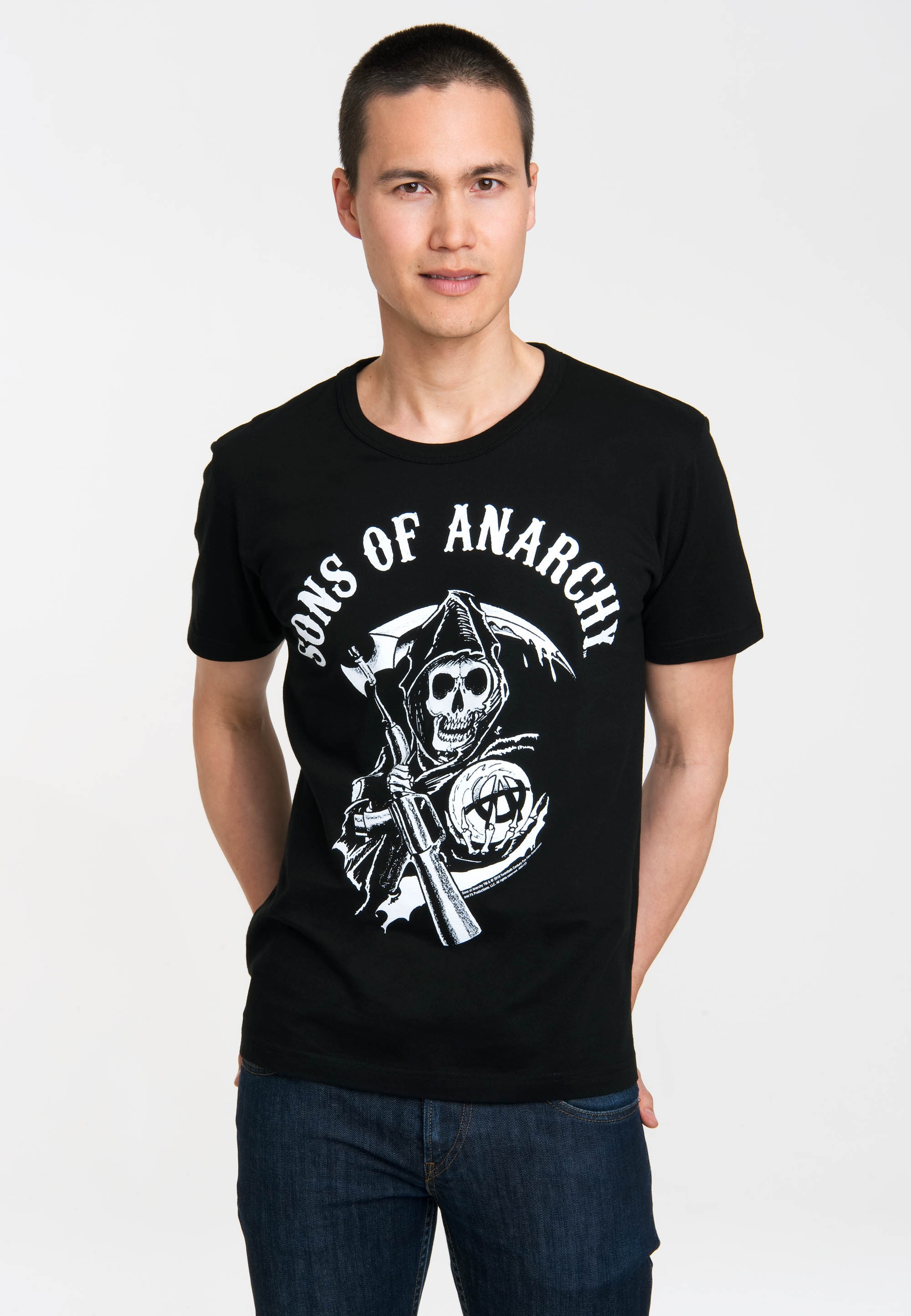 LOGOSHIRT T-Shirt »Sons of mit | Anarchy Logo«, ▷ of Anarchy-Print Sons BAUR bestellen