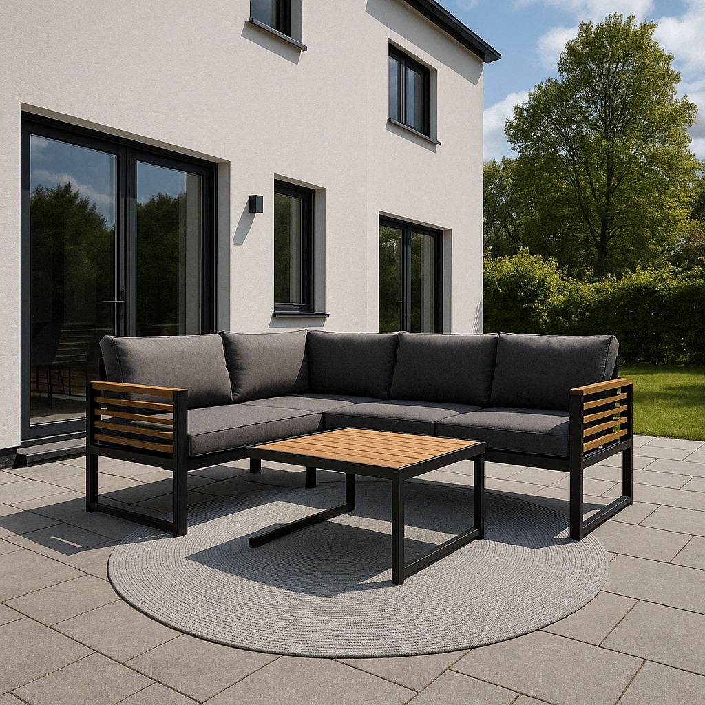 ASTRA Teppich »Paris«, rund, 8 mm Höhe, In- und Outdoor geeignet, Aussenbereich, Wohnzimmer
