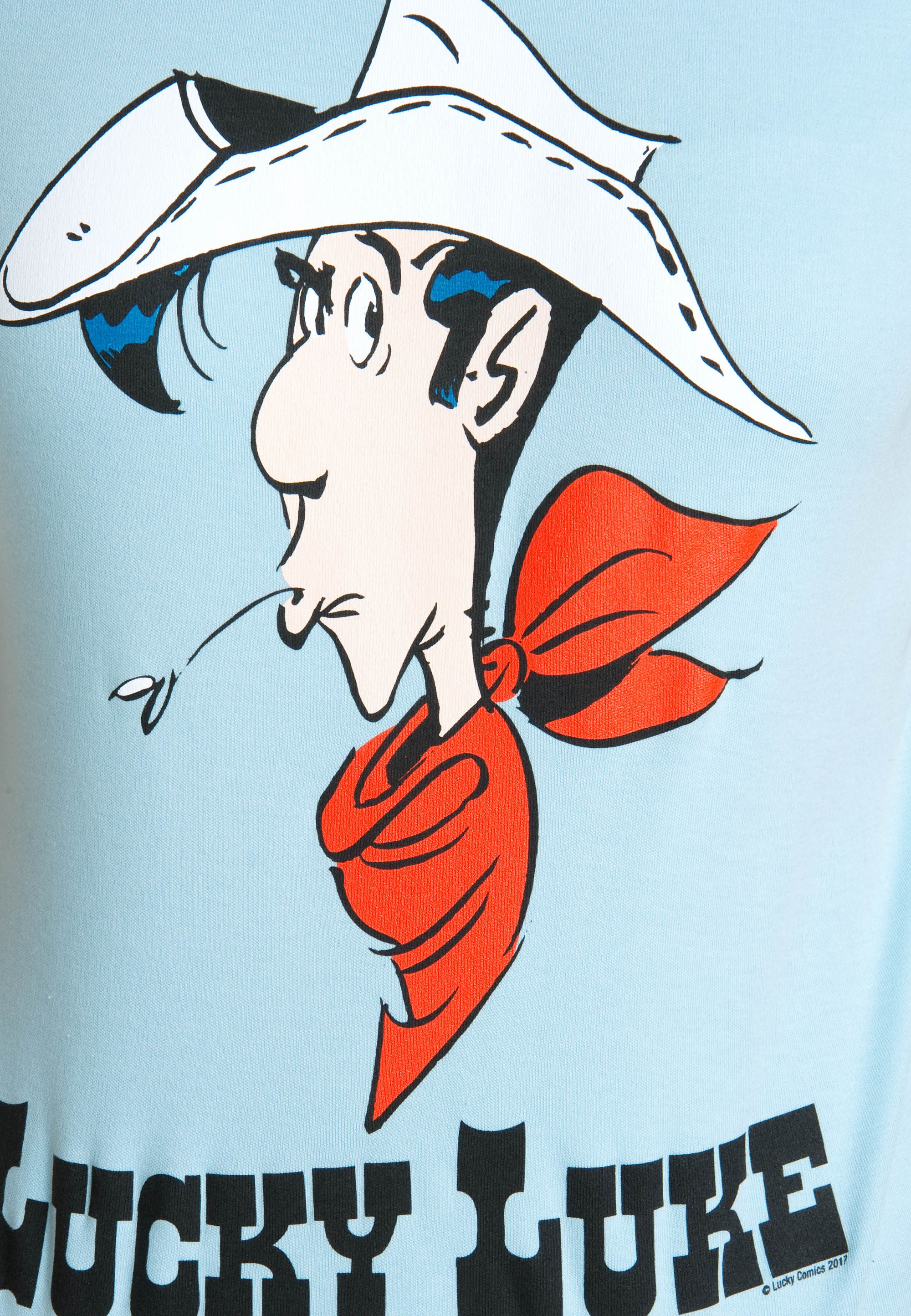 LOGOSHIRT T-Shirt »Lucky Luke Portrait«, mit coolem Print