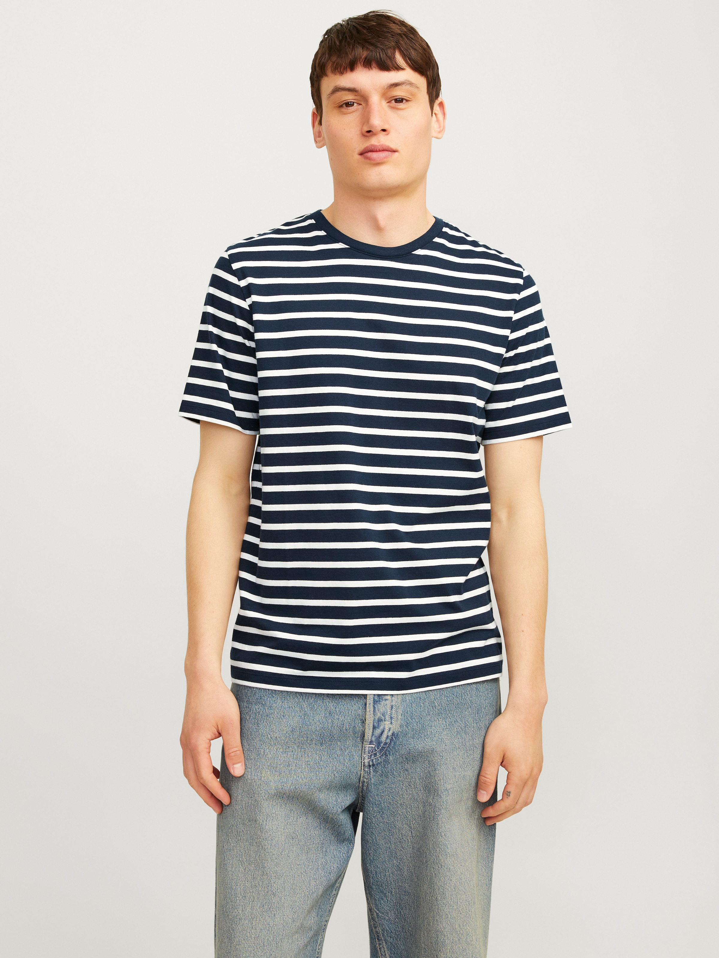 Jack & Jones Rundhalsshirt "JJEORGANIC BASIC TEE SS O-NECK NOOS" mit Rundha günstig online kaufen