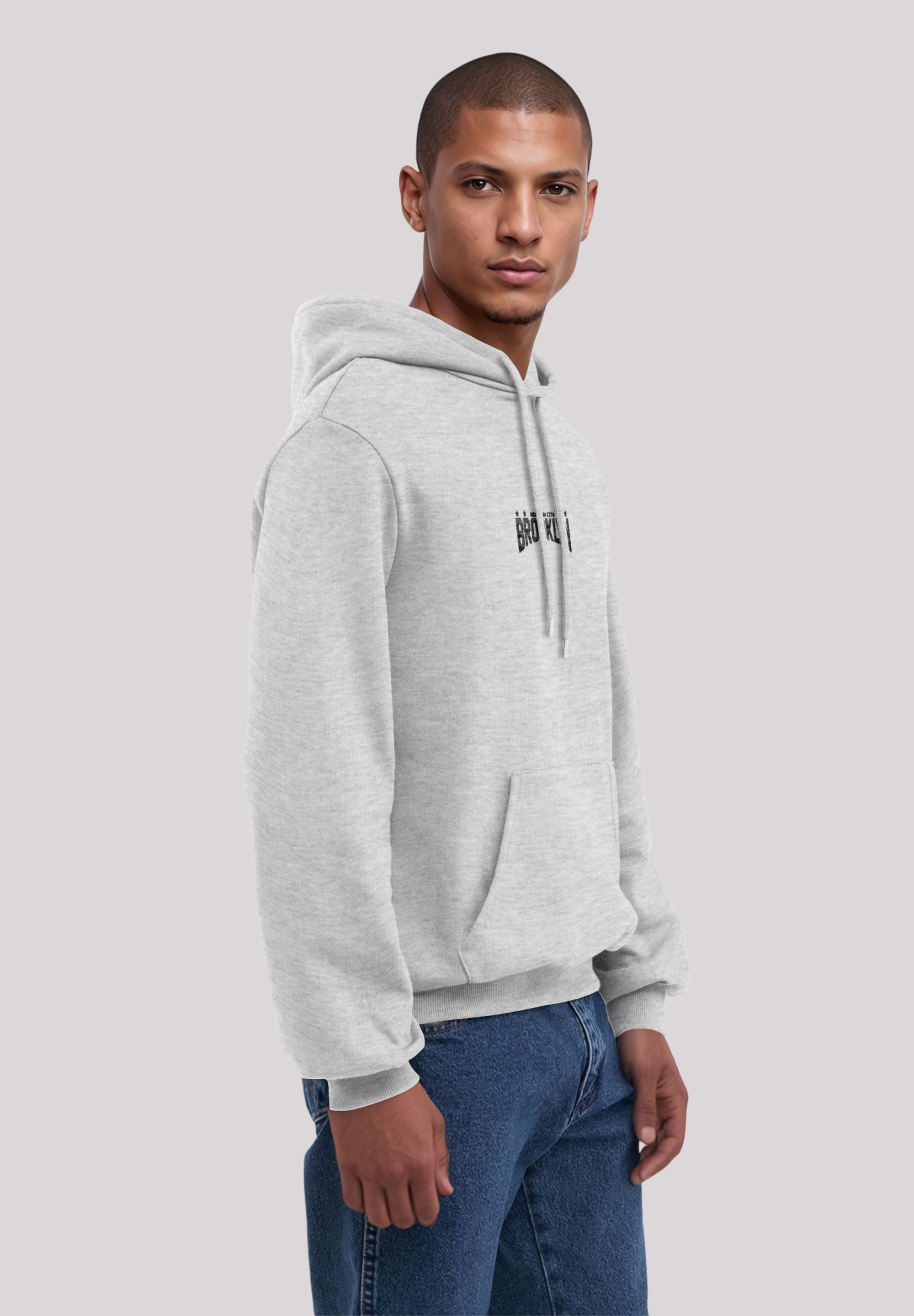 F4NT4STIC Kapuzenpullover »Brooklyn New York Bestickt«, Premium Qualität