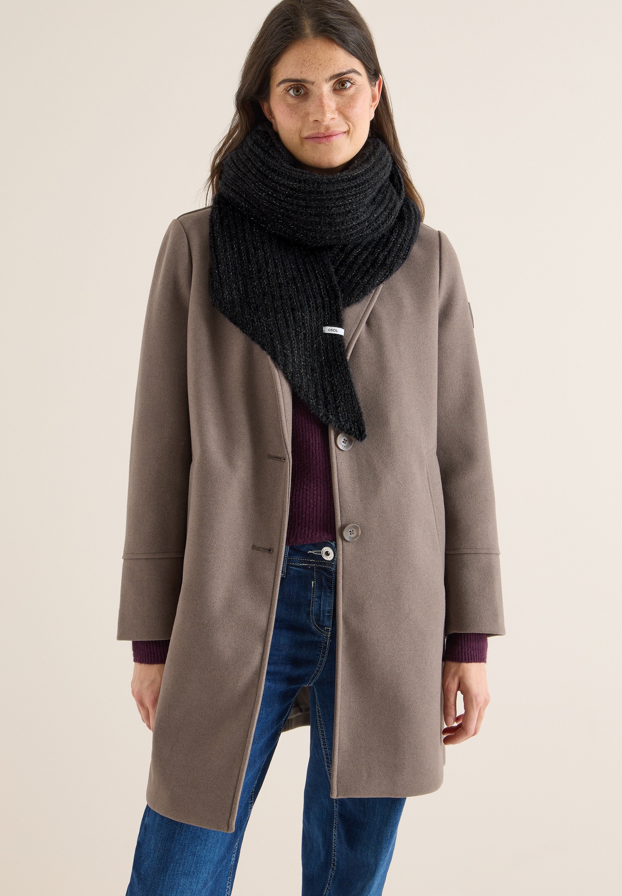 Cecil Halstuch aus softem Materialmix