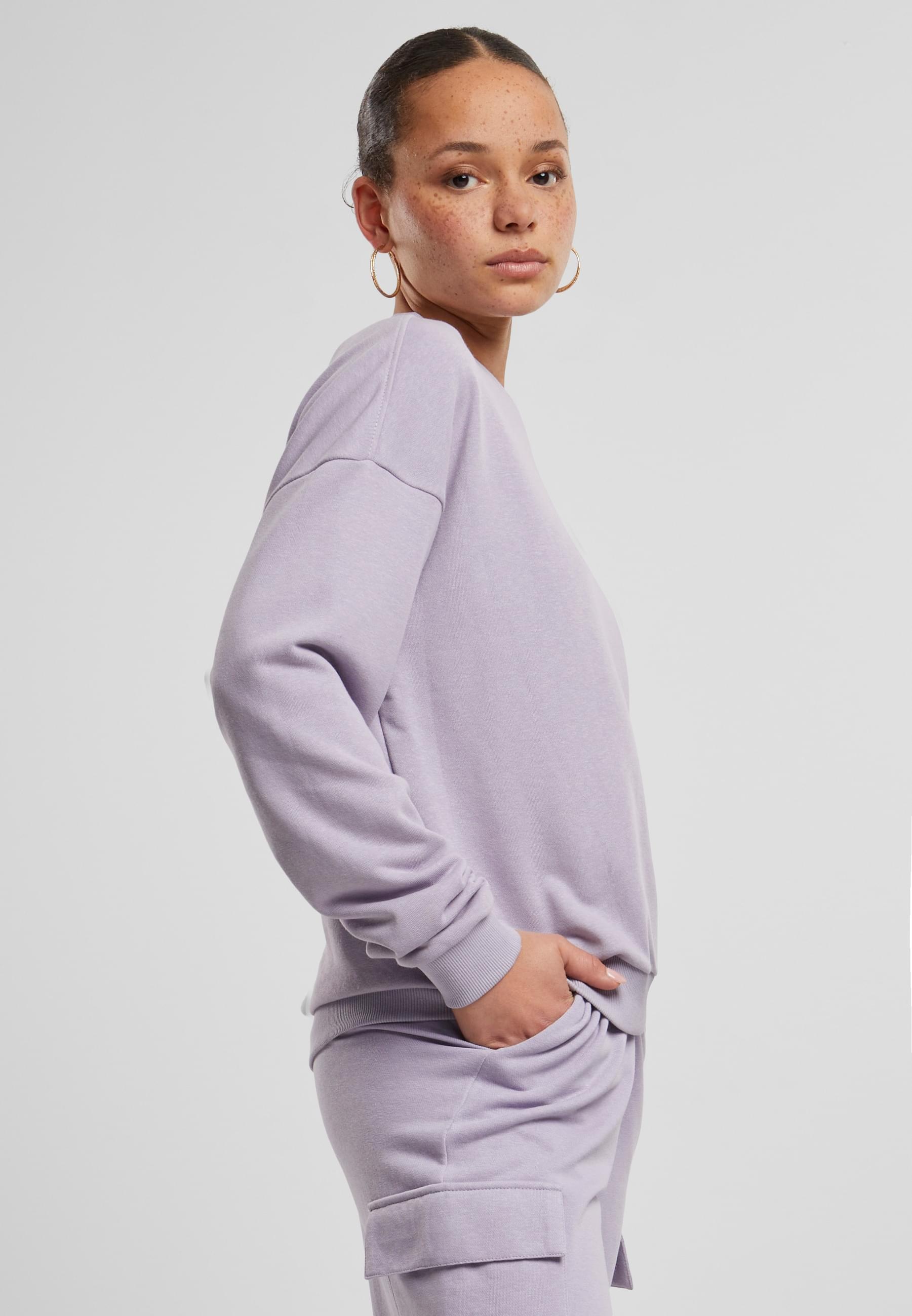 URBAN CLASSICS Sweater »Urban Classics Damen Ladies Oversized Light Terry Crewneck«