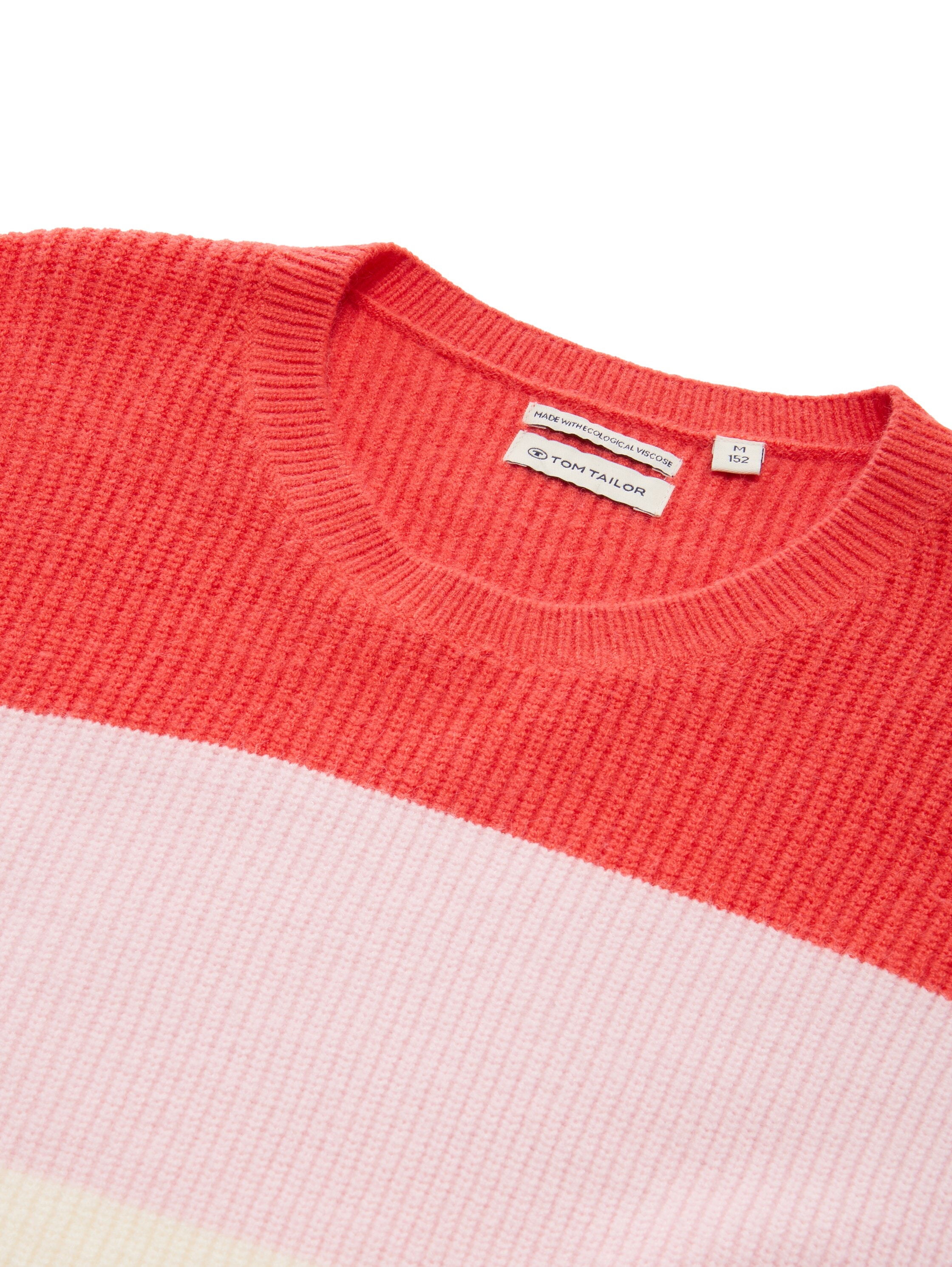 TOM TAILOR Strickpullover, mit Colour Blocking