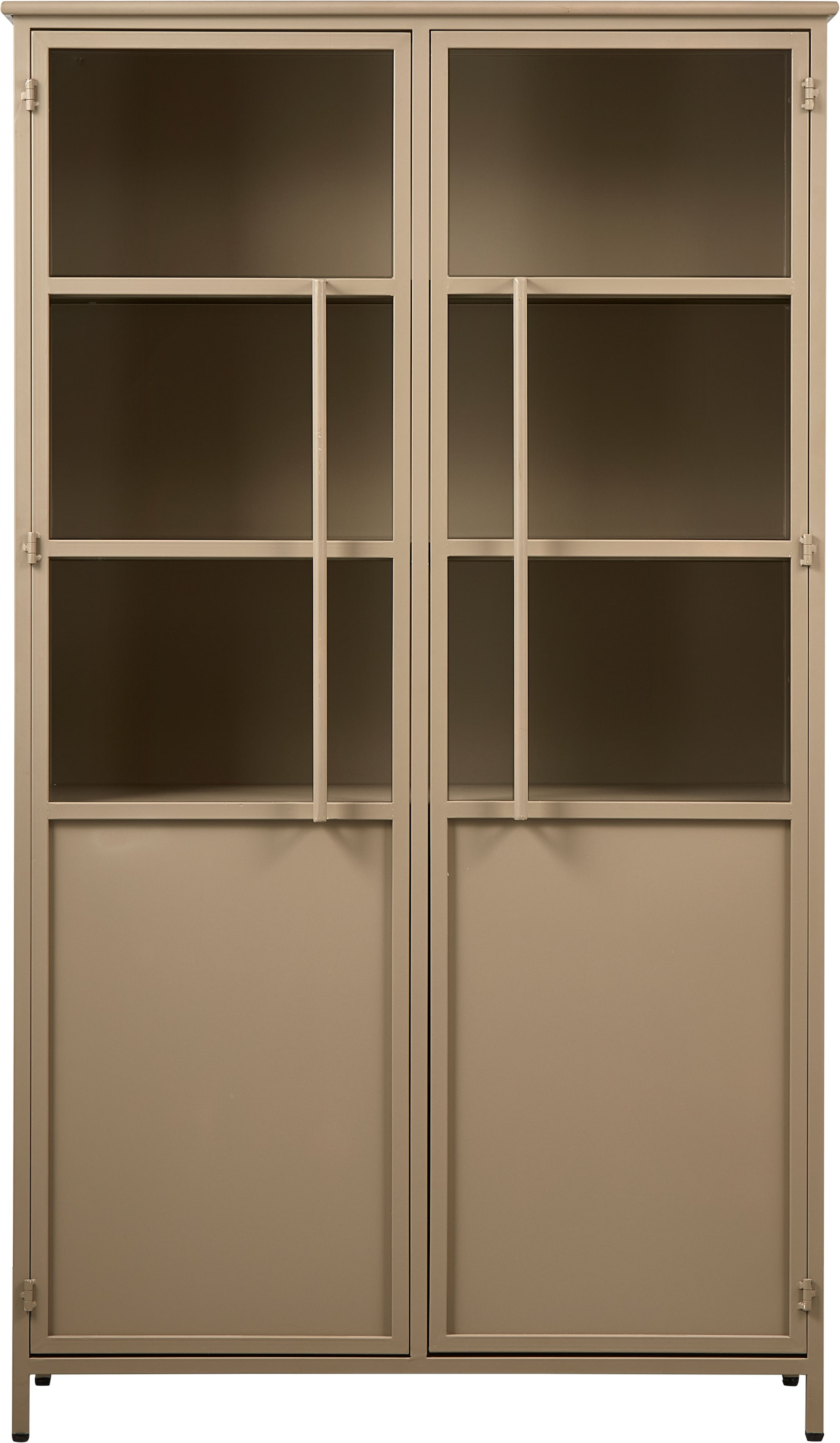 BePureHome Vitrine »Exhibit«, mit Glastüren und viel Stauraum, H 170 cm x B 99 cm