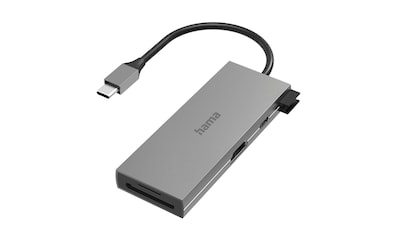 USB-Adapter »USB-C Multiport Hub Laptop mit 6 Ports, USB-A, USB-C, HDMI, SD microSD«,...