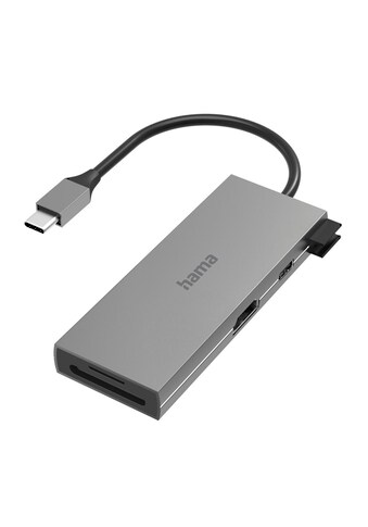 USB-Adapter »USB-C Multiport Hub Laptop mit 6 Ports, USB-A, USB-C, HDMI, SD microSD«,...