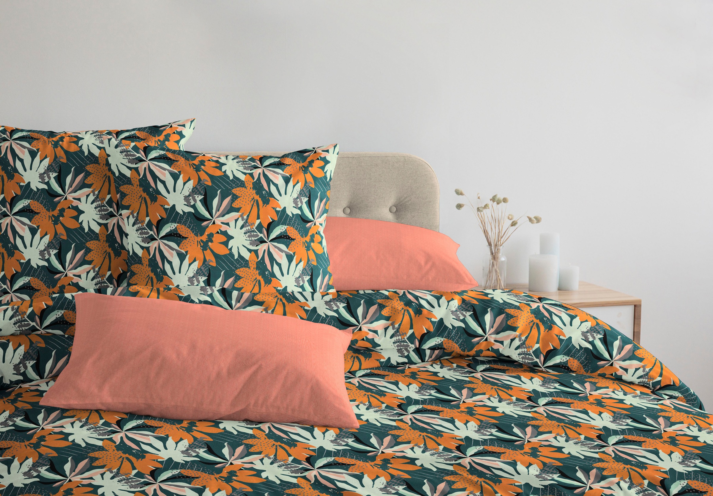 Adam Bettwäsche "Jungle" 2 Stk. aus 100 % Bio-Baumwolle, 2 teilig - Bettwäs günstig online kaufen