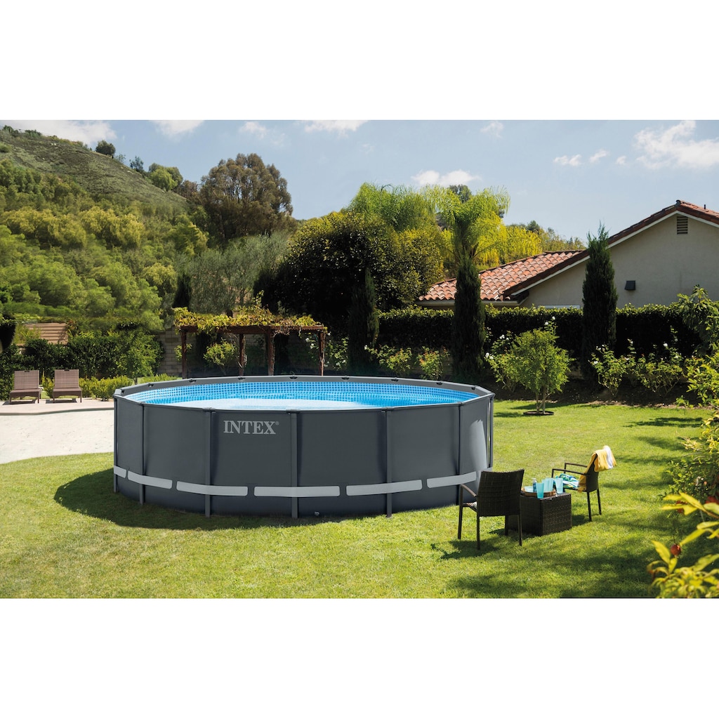 Intex Pool »Ultra XTR Frame™ Pool Komplett-Set, Intex«, (Set, 5 tlg.)