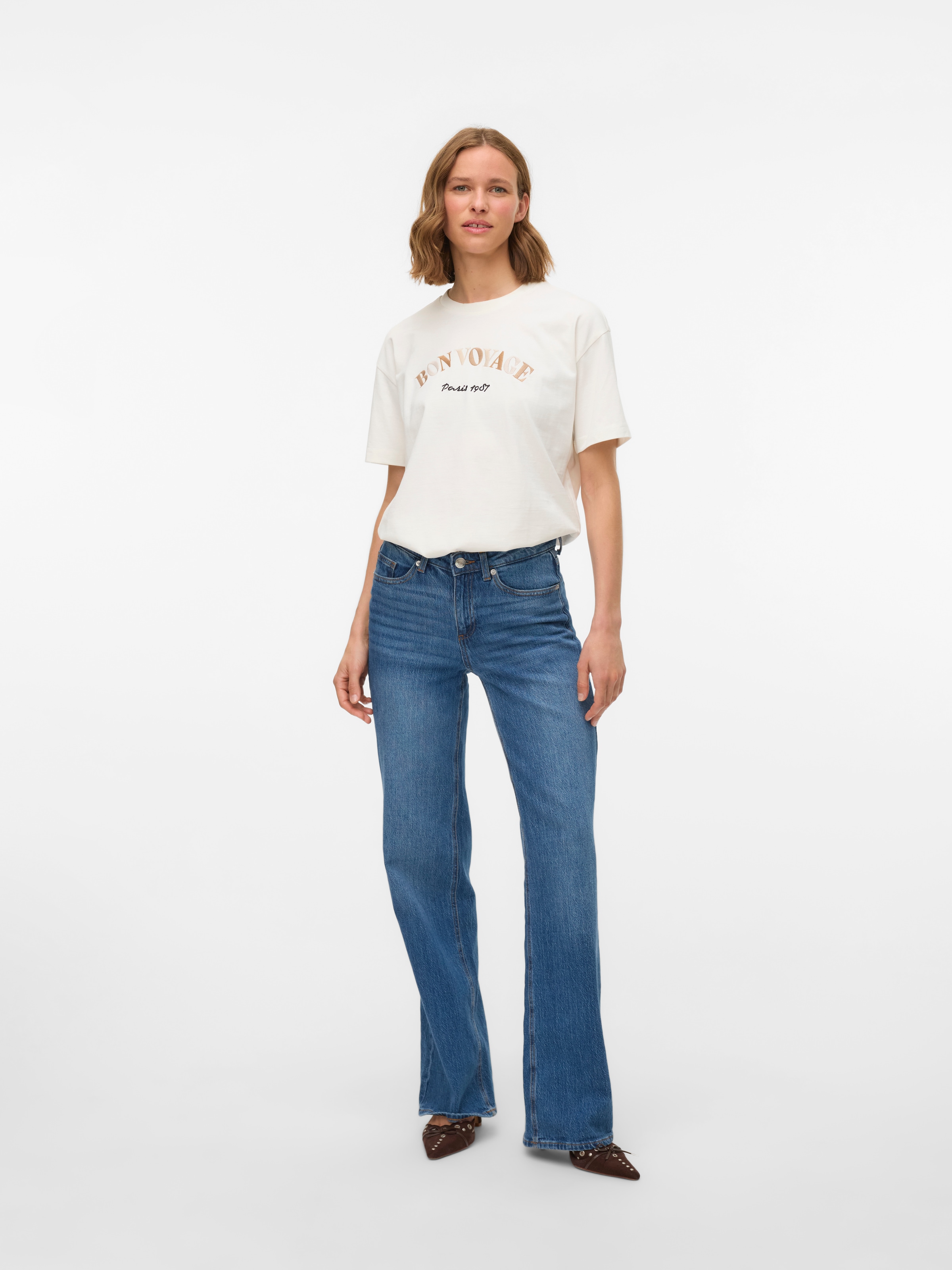 Vero Moda Kurzarmshirt »VMSARA MIA SS TOP BOX JRS SPE GA«