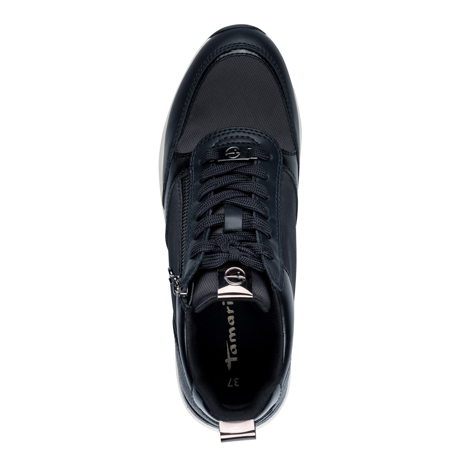 Tamaris Keilsneaker, Freizeitschuh, Halbschuh, Logoaufnäher an der Schuhzunge