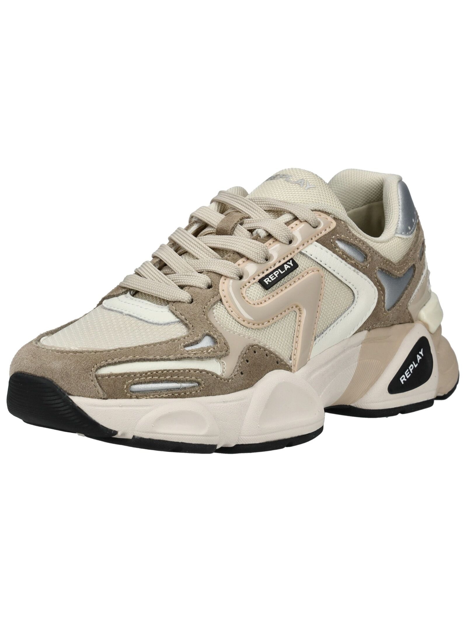 Replay Sneaker "Replay Sneaker Lederimitat/Mesh" günstig online kaufen