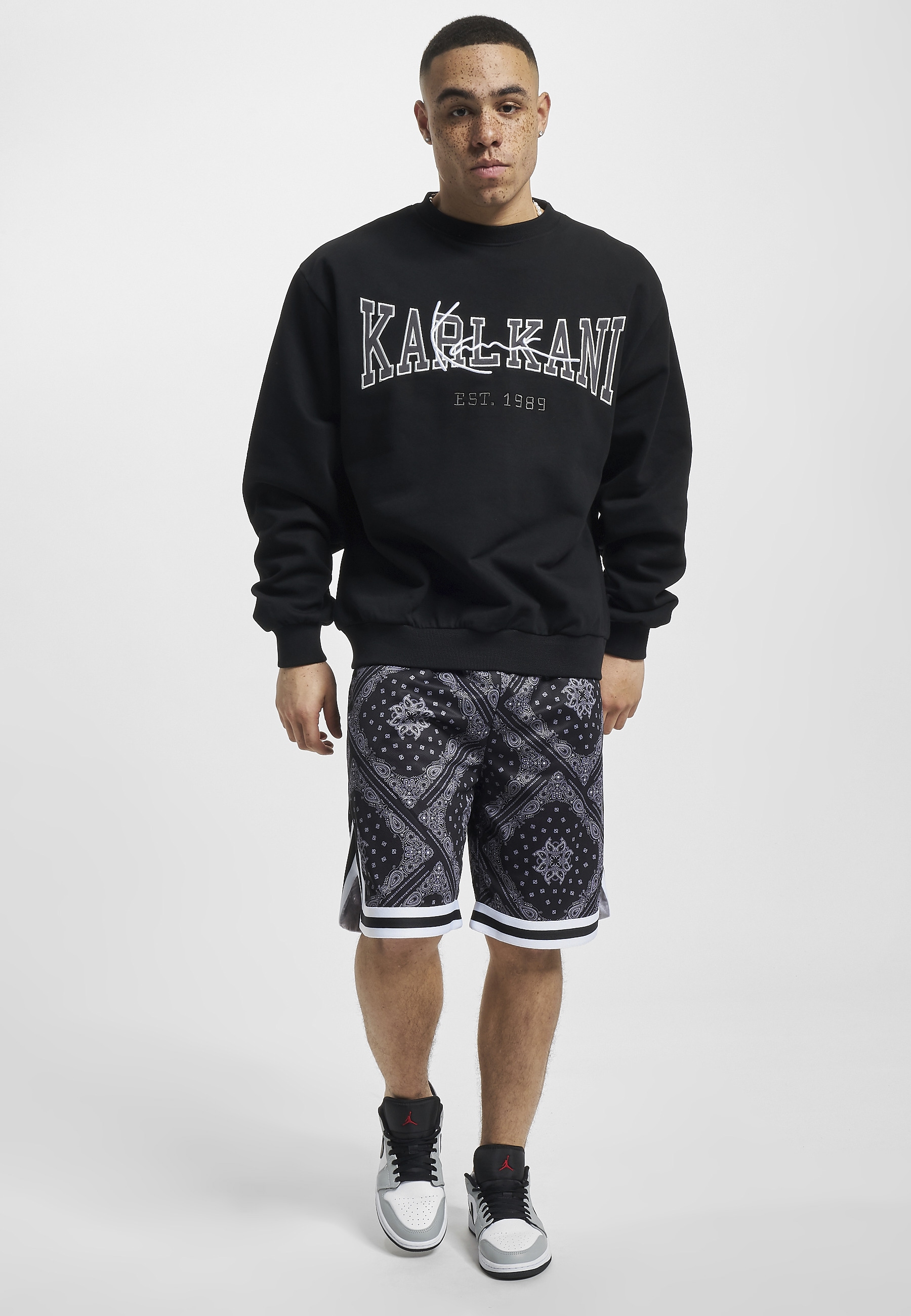 Karl Kani Stoffhose »Karl Kani Herren KK Woven Signature Paisley Mesh Shorts«