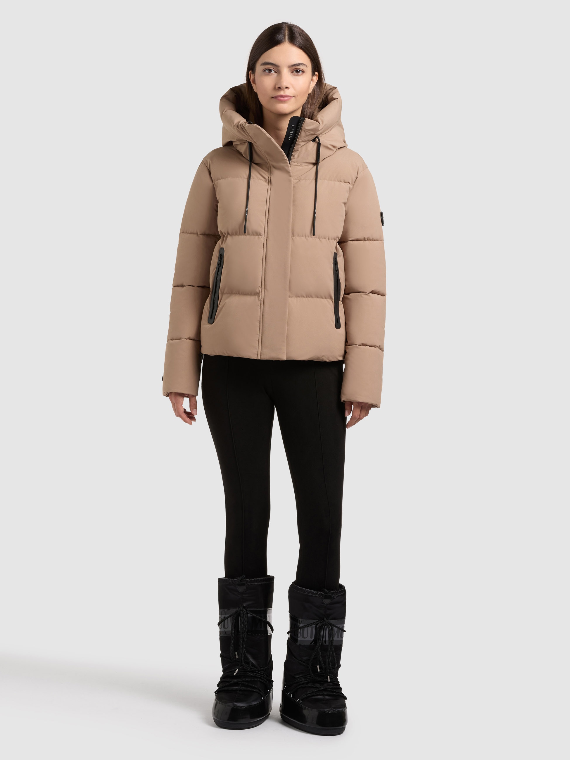 khujo Steppjacke "ENITS MATT" mit Kapuze