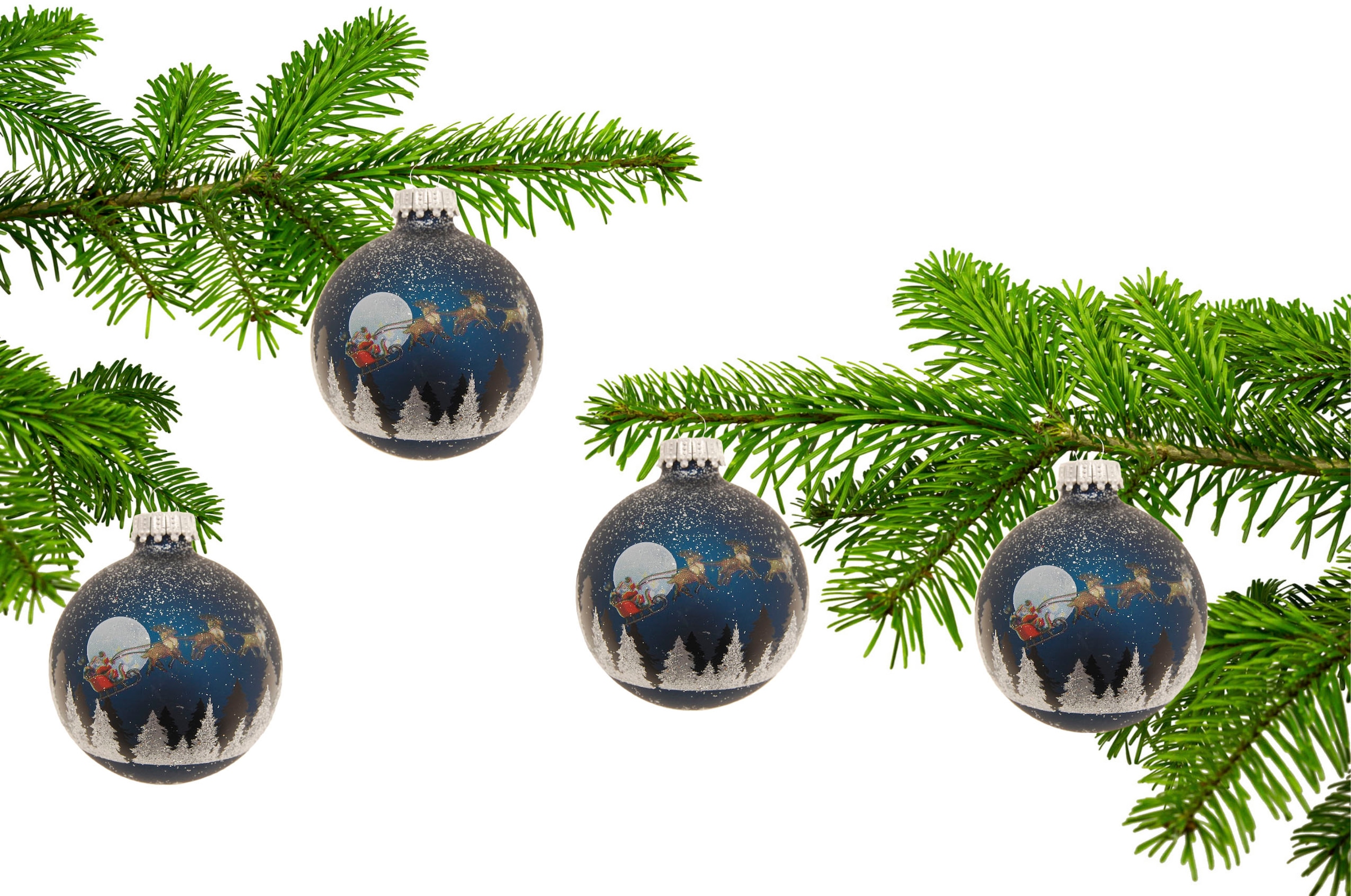 Krebs Glas Lauscha Weihnachtsbaumkugel Christmas, Christbaumkugeln BAUR (Set, bestellen Weihnachtsdeko, »Spirit Christbaumschmuck, 7 St.), | Glas cm«, of 4 aus