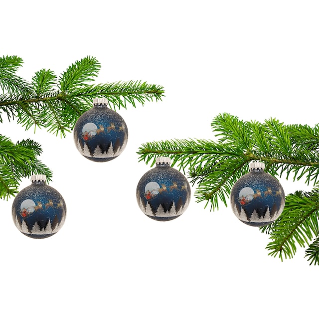 Krebs Glas Lauscha Weihnachtsbaumkugel »Spirit of Christmas, 7 cm«, (Set, 4  St.), Weihnachtsdeko, Christbaumschmuck, Christbaumkugeln aus Glas  bestellen | BAUR