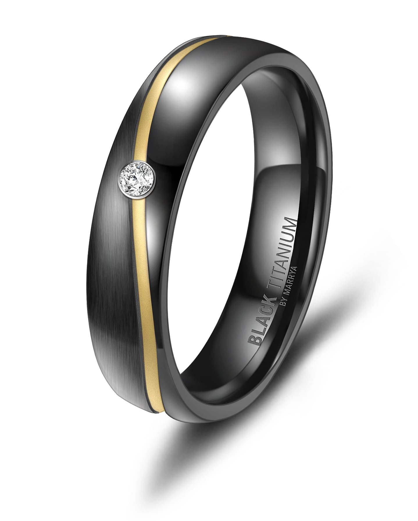 Marrya Partnerring »BLACK TITANIUM by MARRYA«