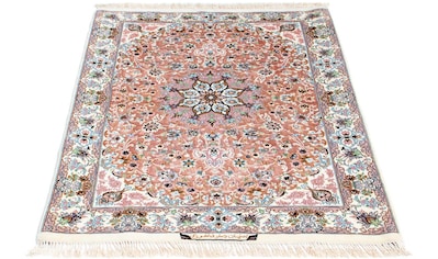 Orientteppich »Perser - Isfahan - Premium - 118 x 84 cm - rosa«, rechteckig