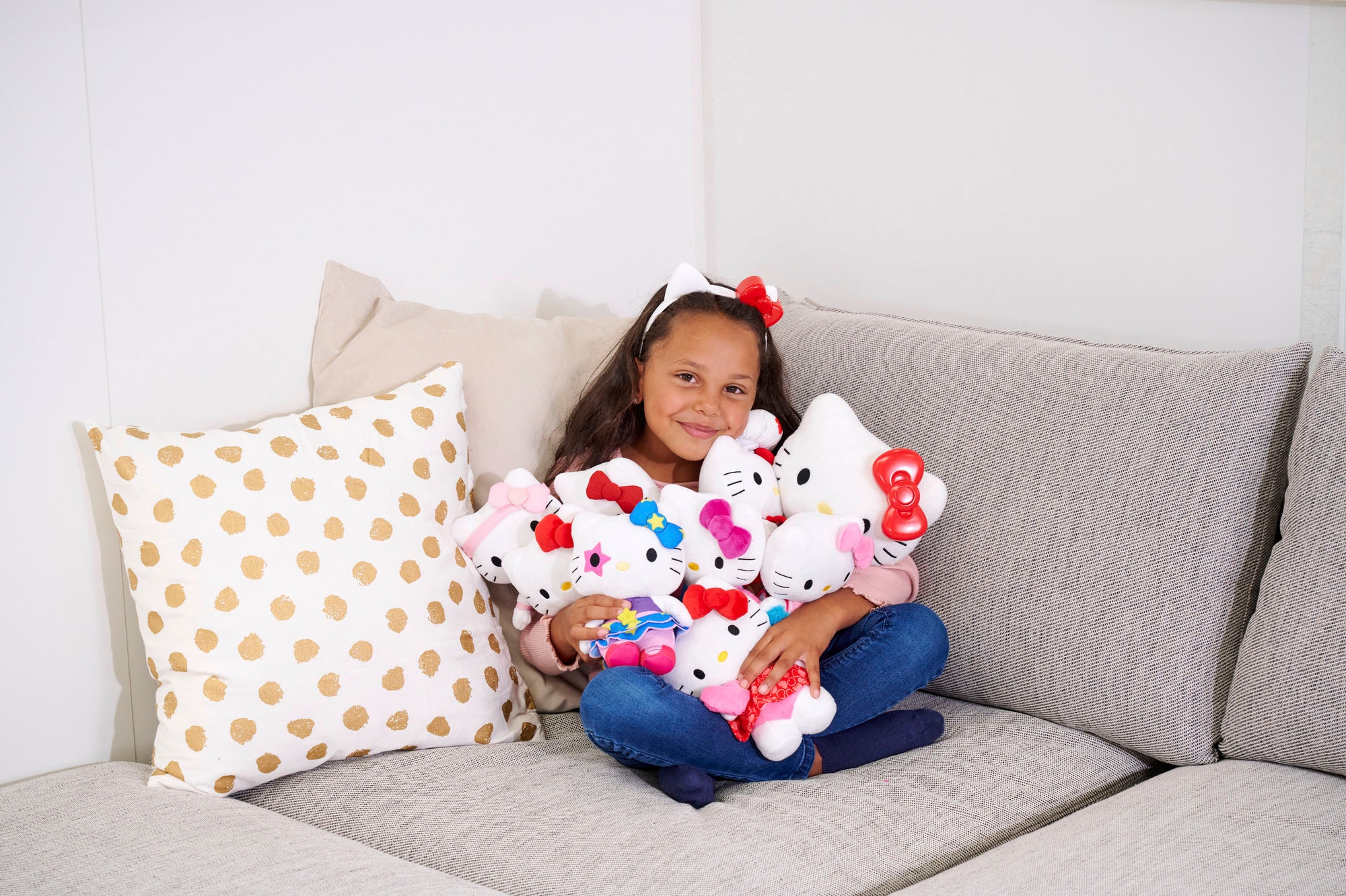 SIMBA Kuscheltier »Hello Kitty Magic Bow Plush«, mit Licht- und Soundeffekt