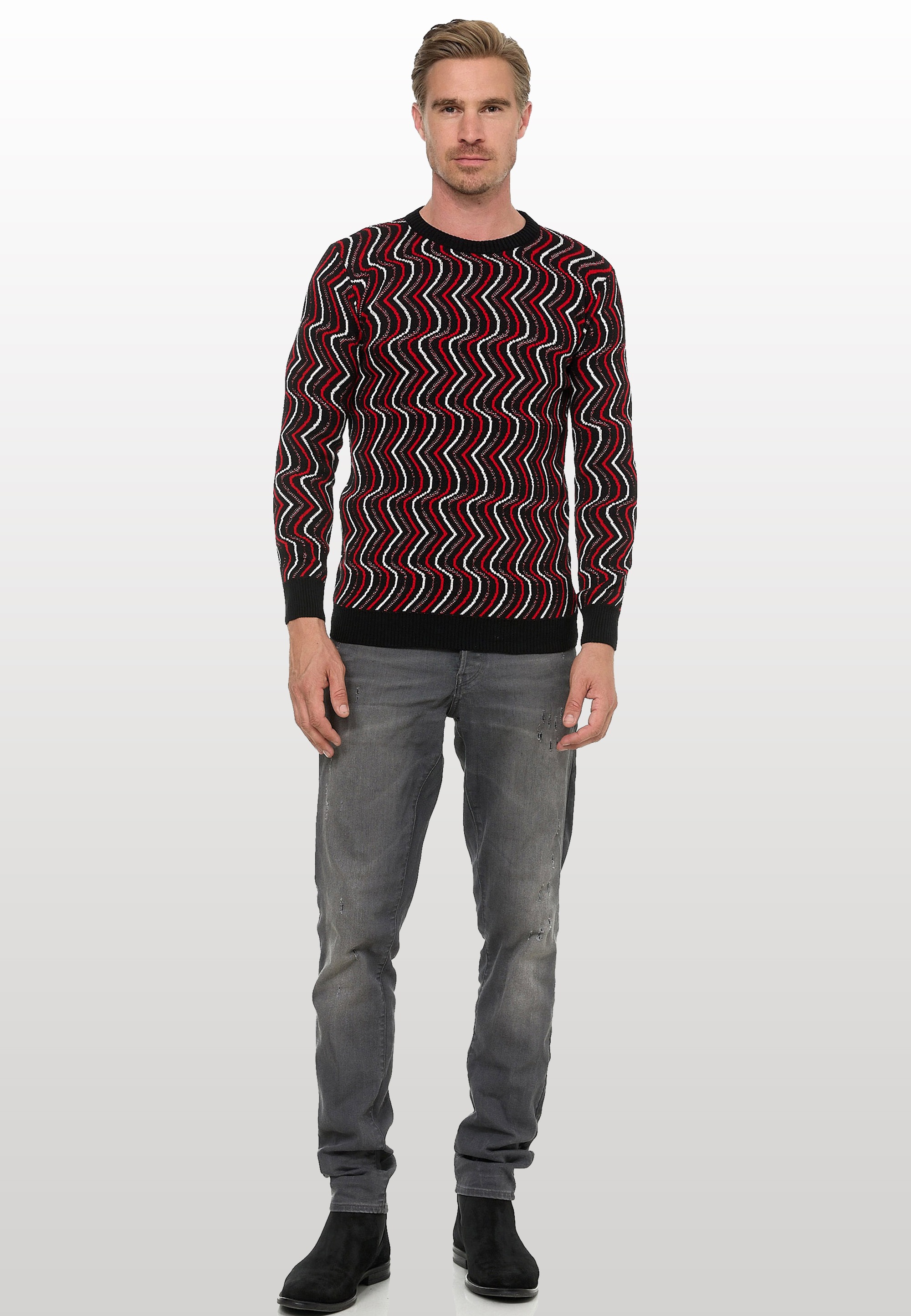 Rusty Neal Strickpullover, in tollem Design