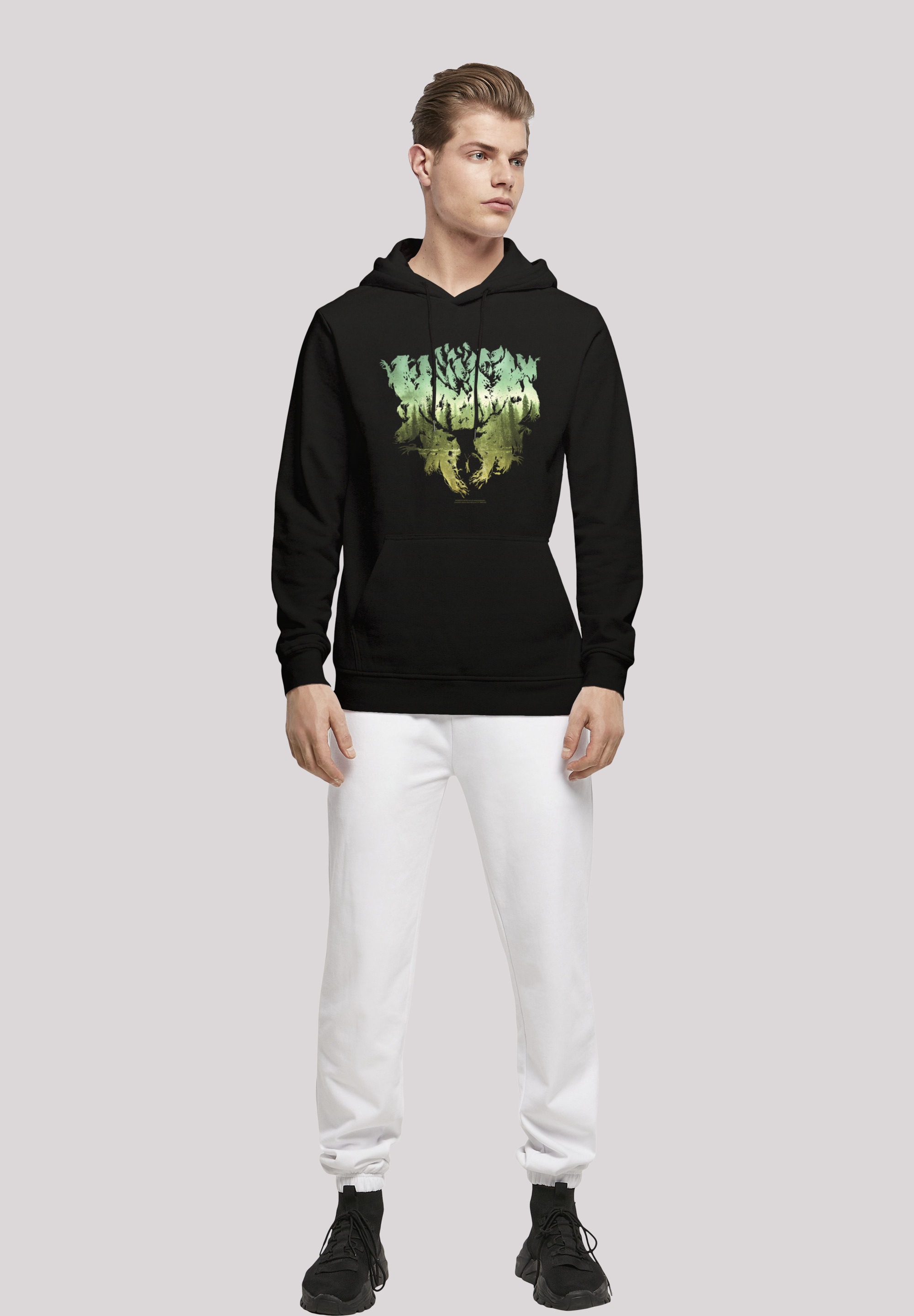 F4NT4STIC Kapuzenpullover »Harry Potter Magical Forest«, Print
