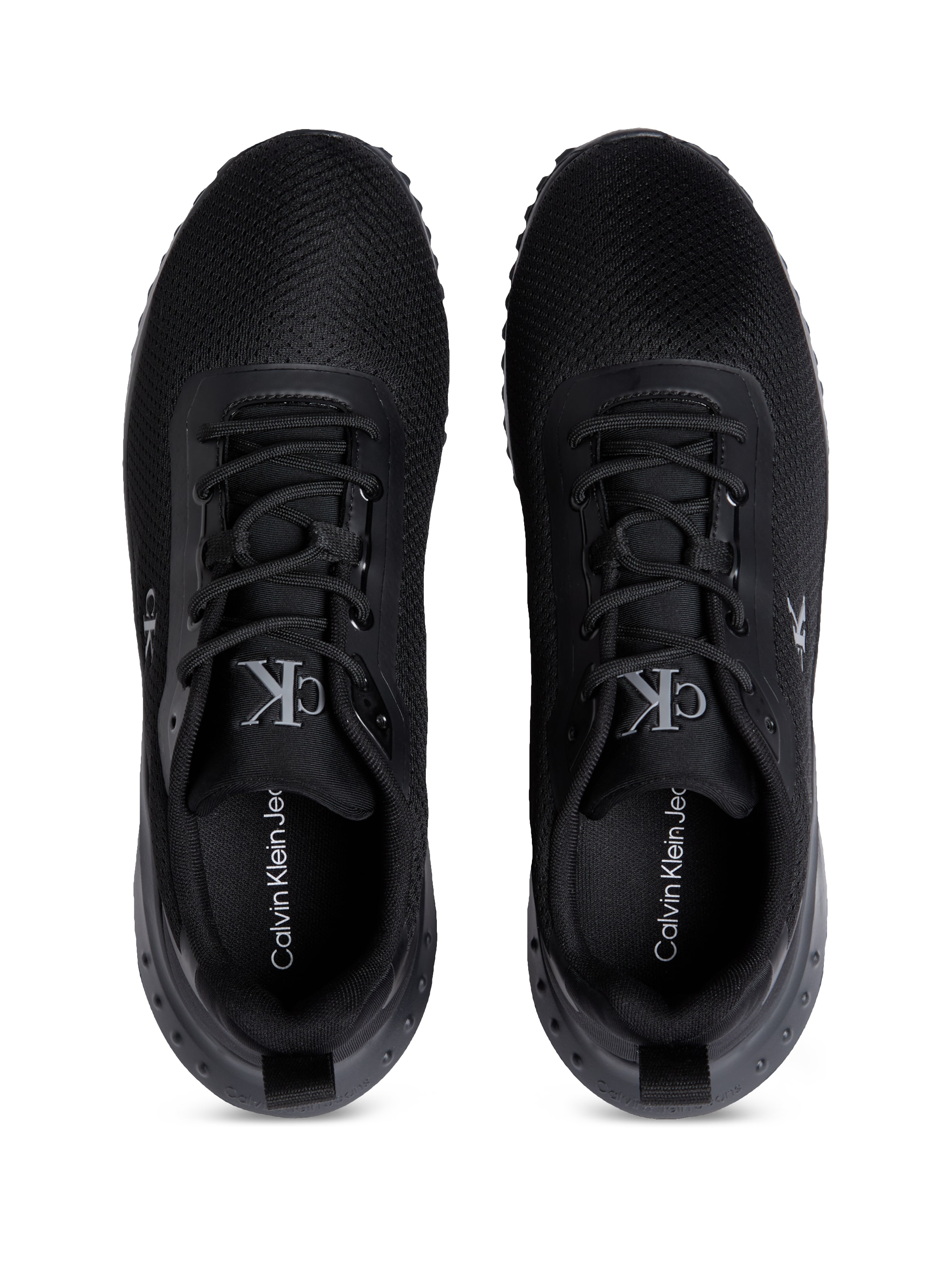 Calvin Klein Jeans Sneaker »EVA RUNNER MIX MESH«, Schnürschuh, Freizeitsneaker, Halbschuh mit seitlichem CK-Logo