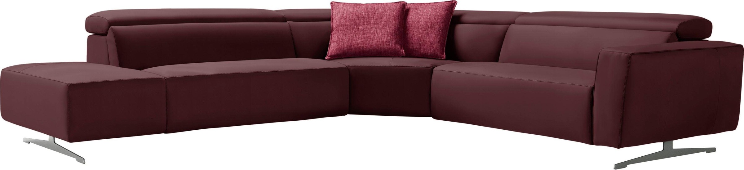 Egoitaliano Ecksofa "Stefanie-e, Designsofa der Extraklasse, bequem mit hoh günstig online kaufen