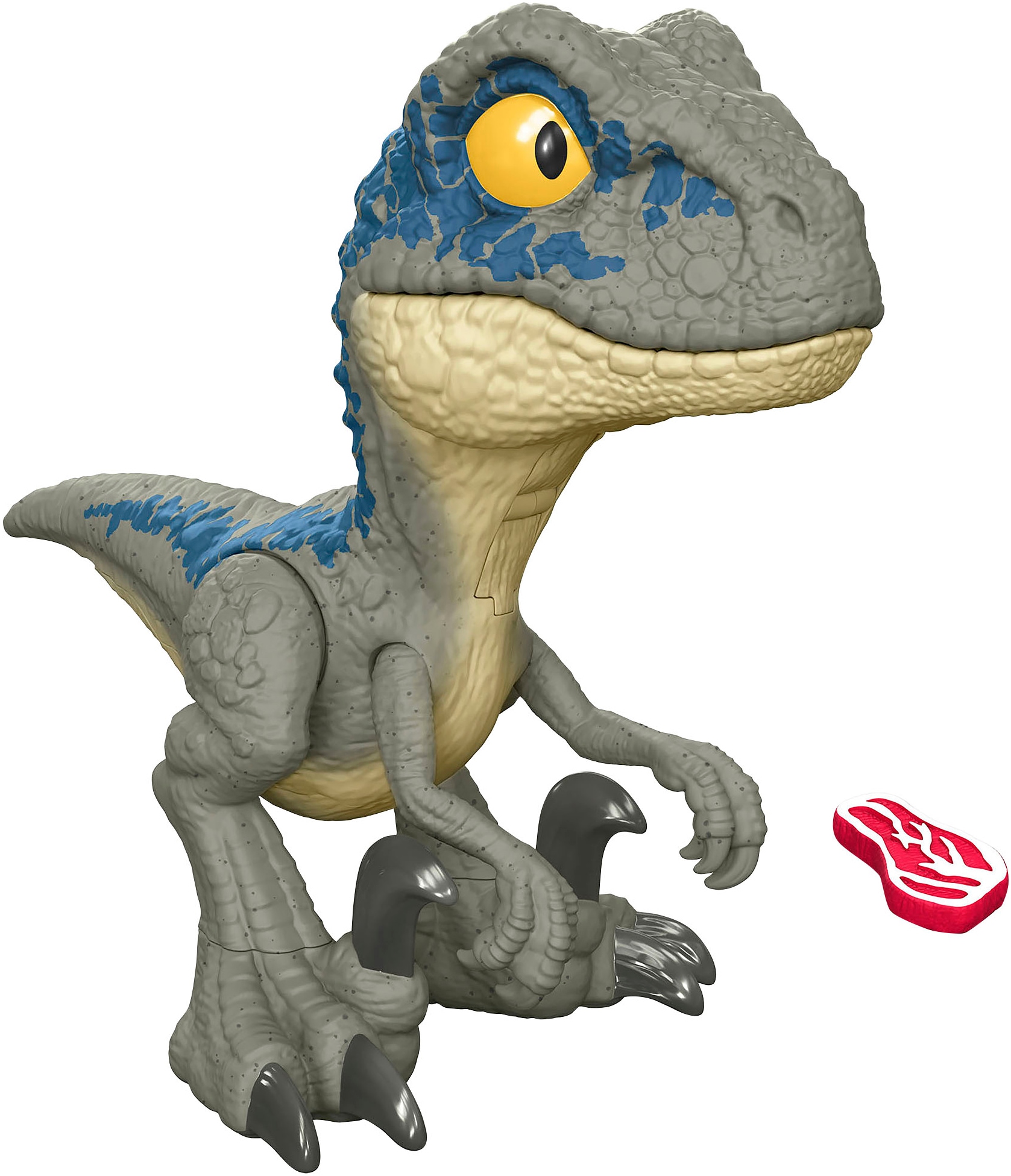 Mattel® Actionfigur »Jurassic World, Mega Roar Velociraptor, Blue«, mit Brüllaction