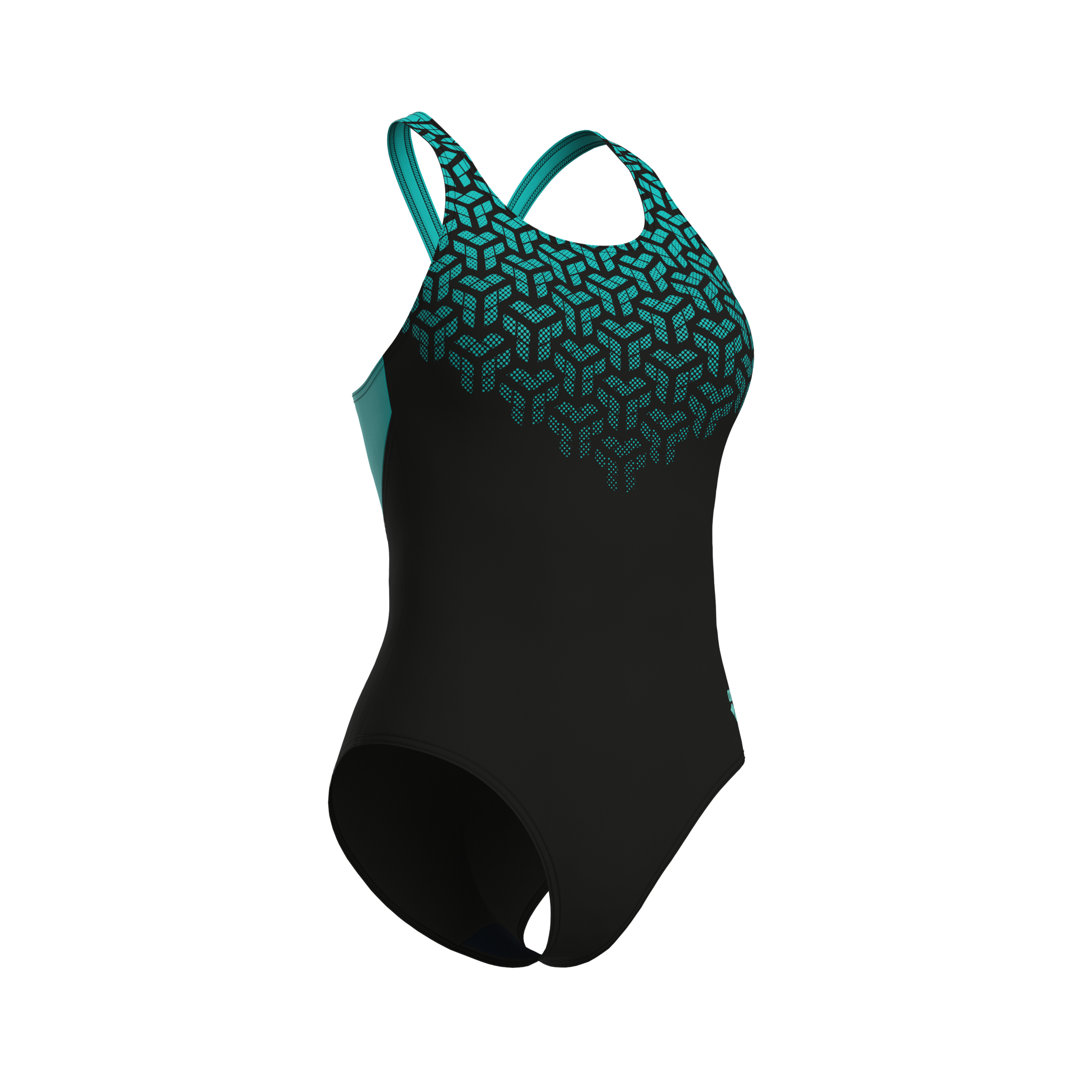 Arena Badeanzug »WOMEN'S ARENA KIKKO V SWIMSUIT V BACK GRAPHIC«, (1 St.), mit UV-Schutz UPF 50+