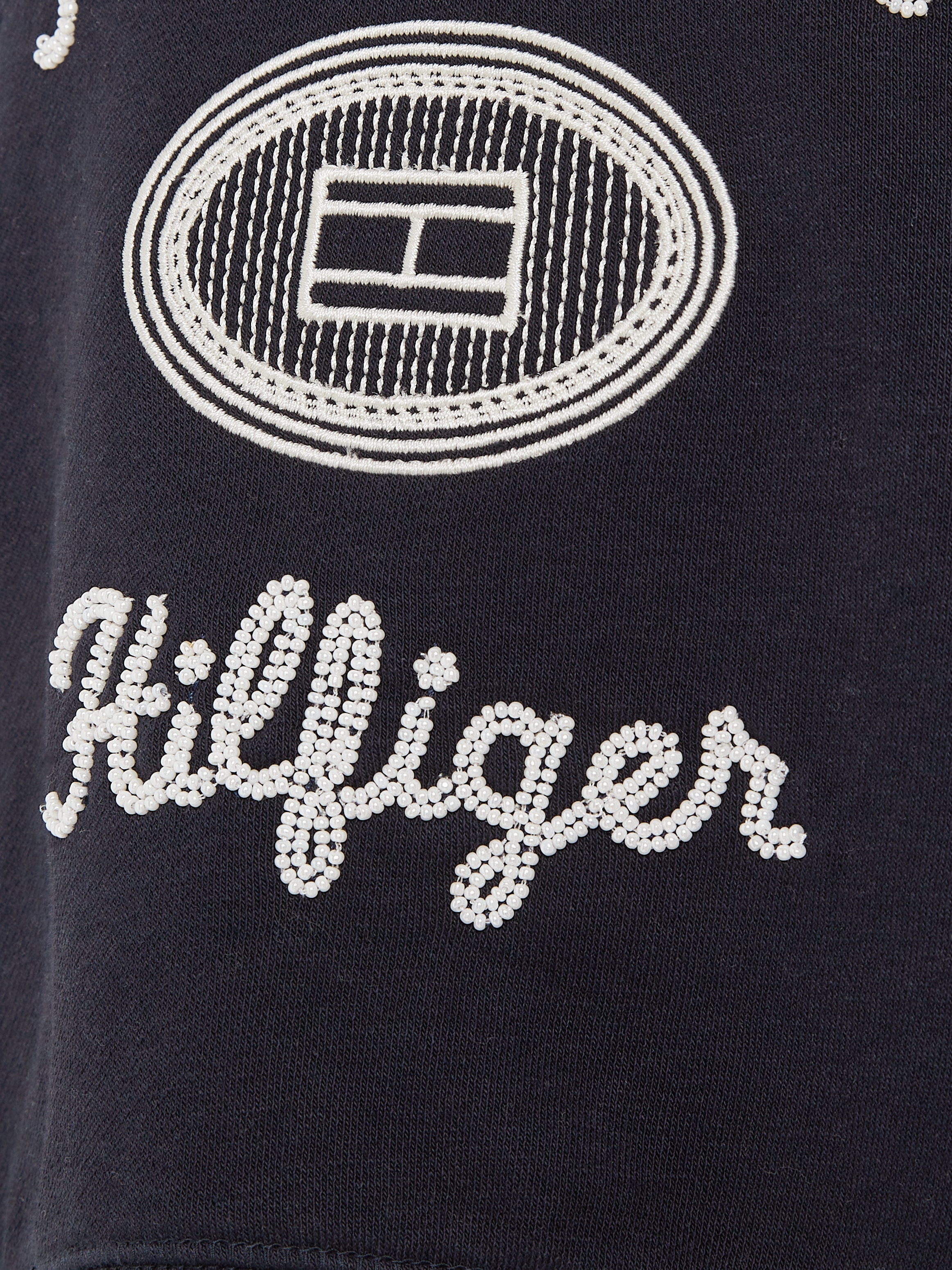 Tommy Hilfiger Langarmshirt »HILFIGER NY EMBROIDERED CREWNECK« Kinder bis 16 Jahre mit Logostickerei