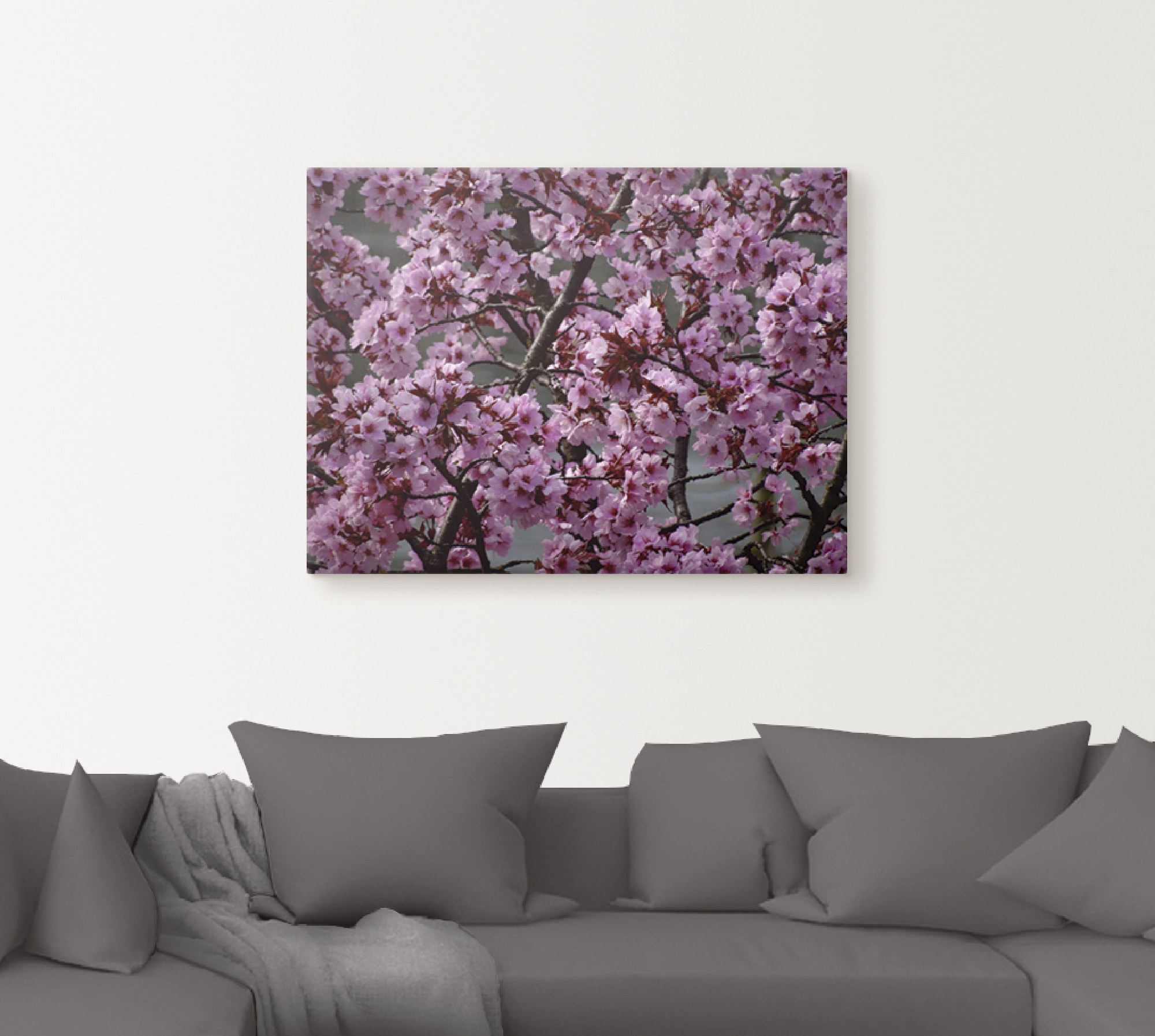 Artland Wandbild »Japanische Zierkirschen Blüte«, Bäume, (1 St.), als Leinwandbild, Poster in verschied. Größen